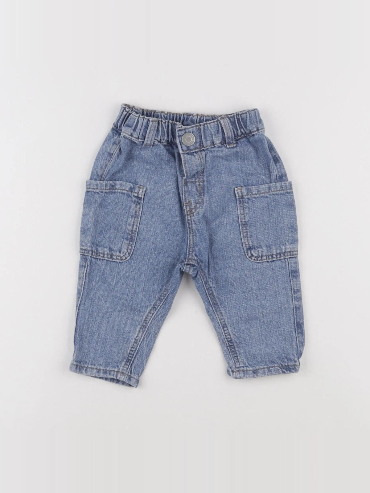 H&M - jean bleu - 3/6 mois