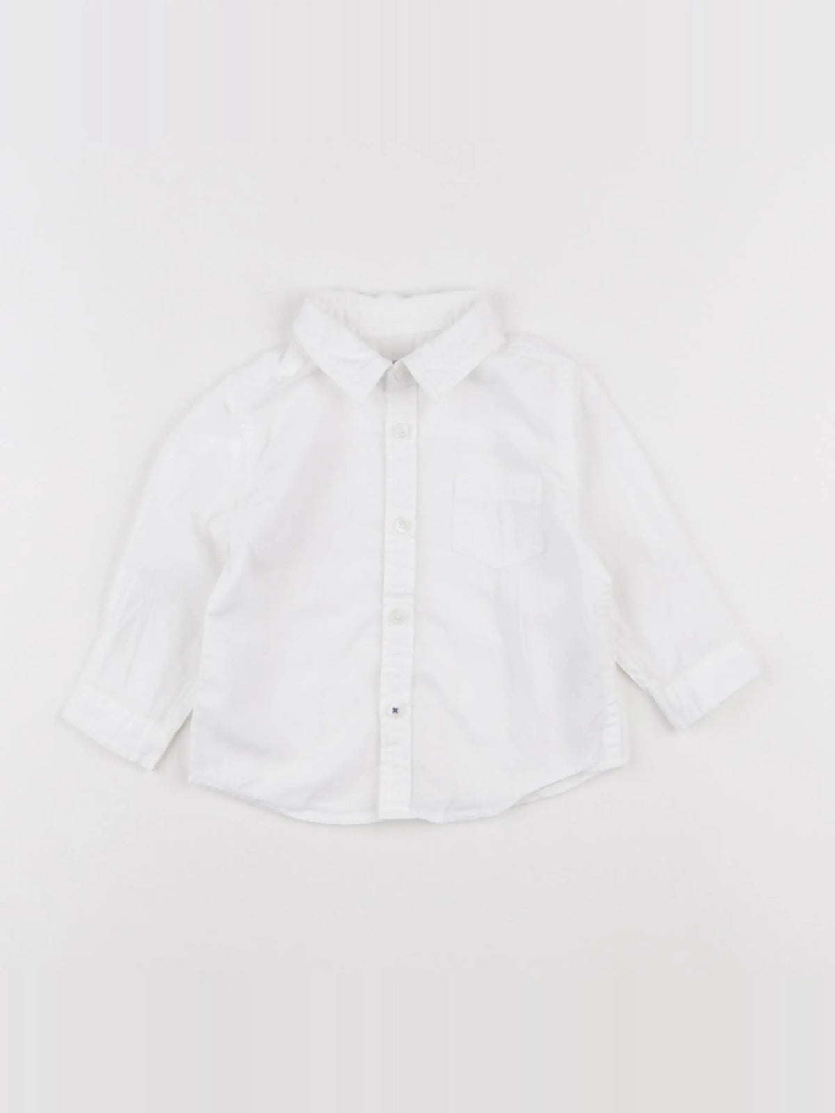 Boutchou - chemise blanc - 6 mois