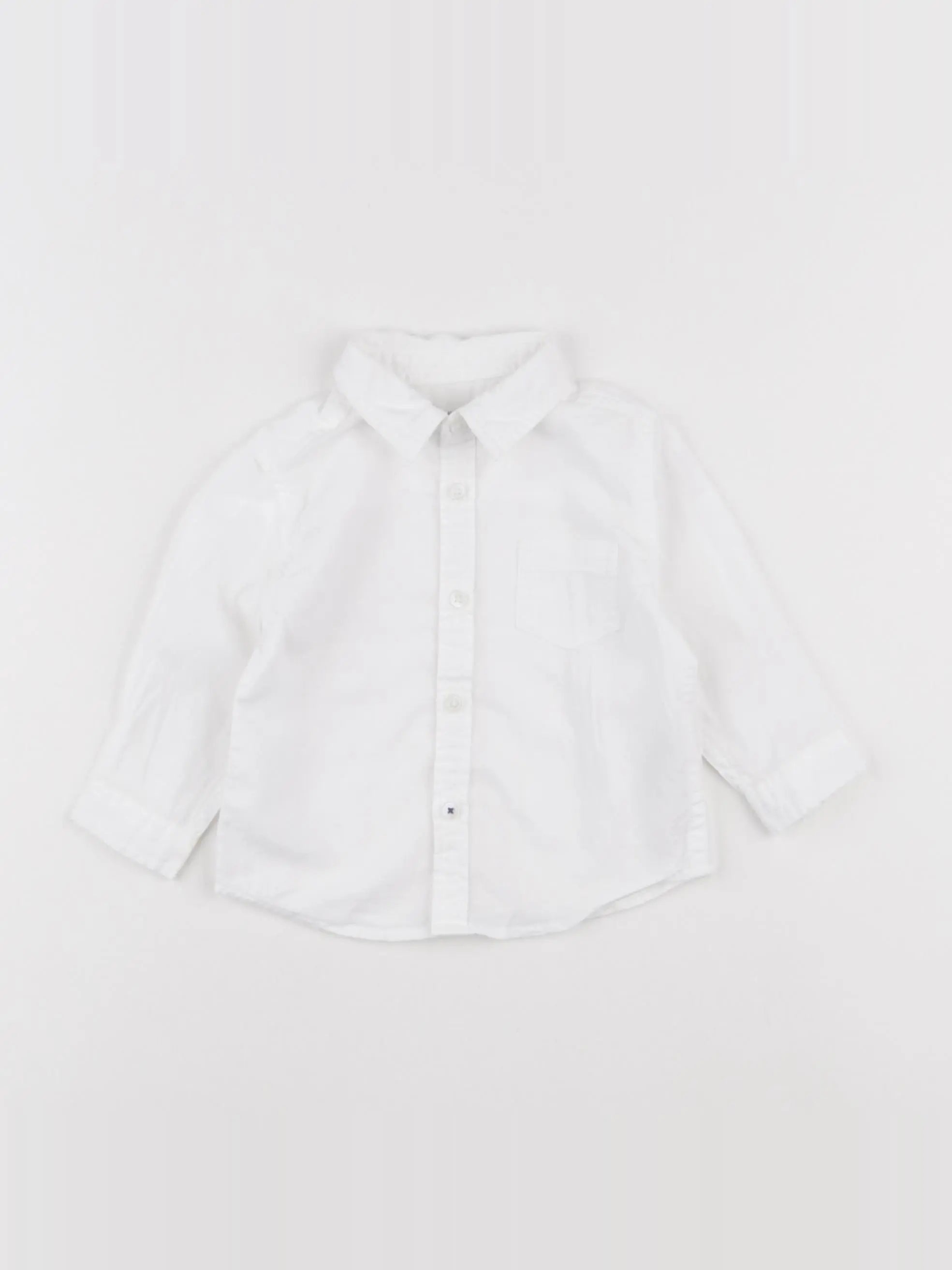 Boutchou - chemise blanc - 6 mois