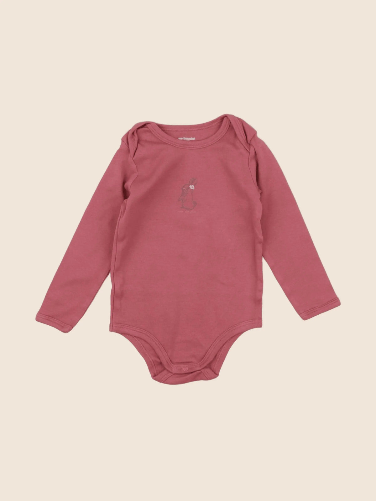 Vertbaudet - body rouge - 36 mois
