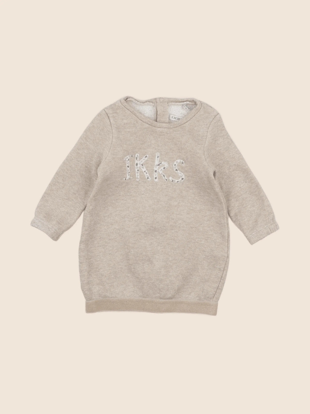 IKKS - robe marron, or - 18 mois