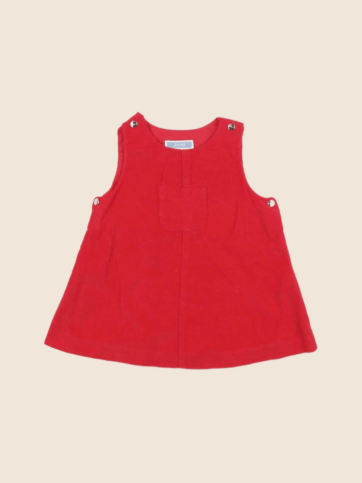 Jacadi - robe rouge - 6 mois