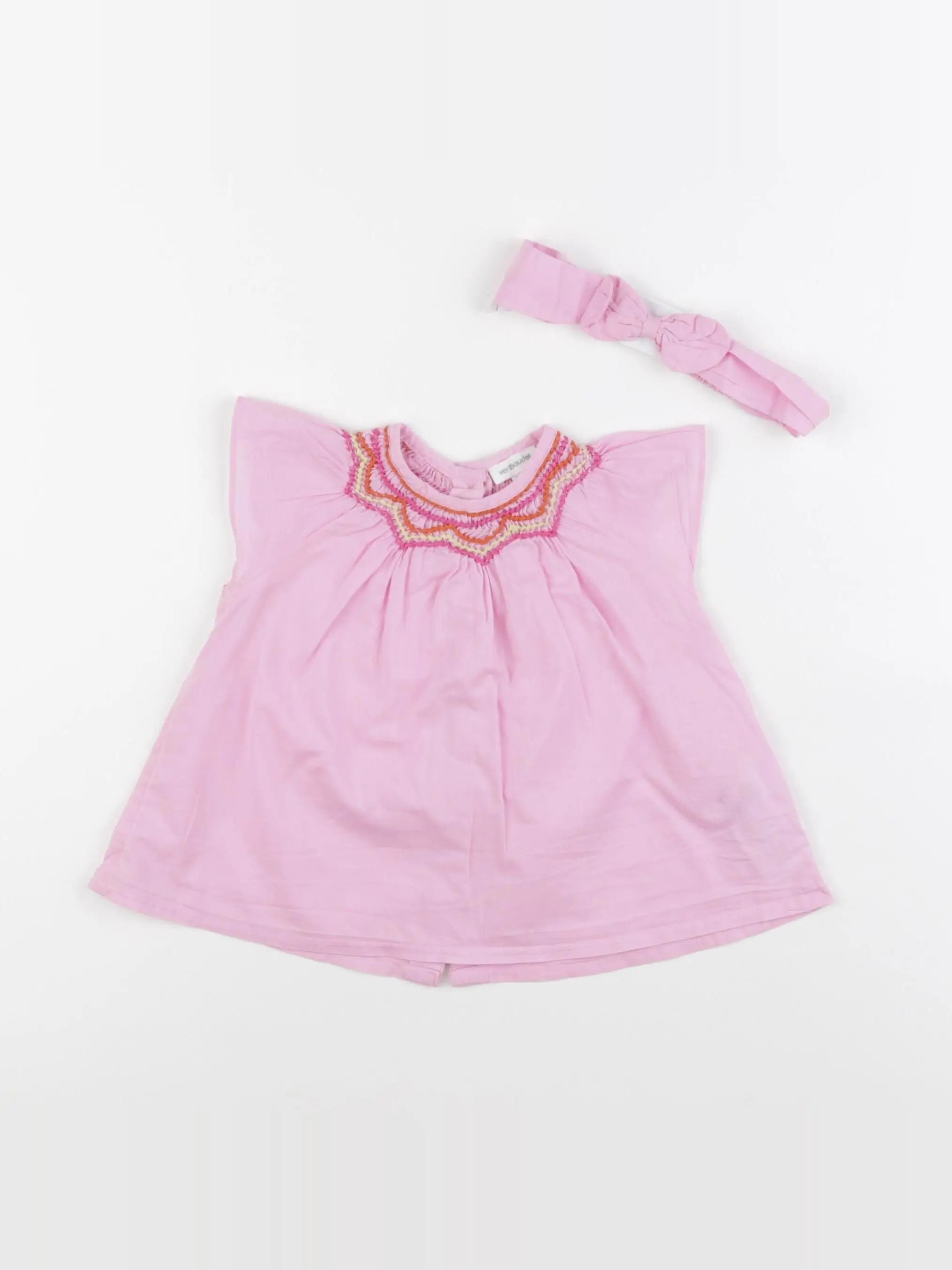 Vertbaudet - blouse rose - 18 mois