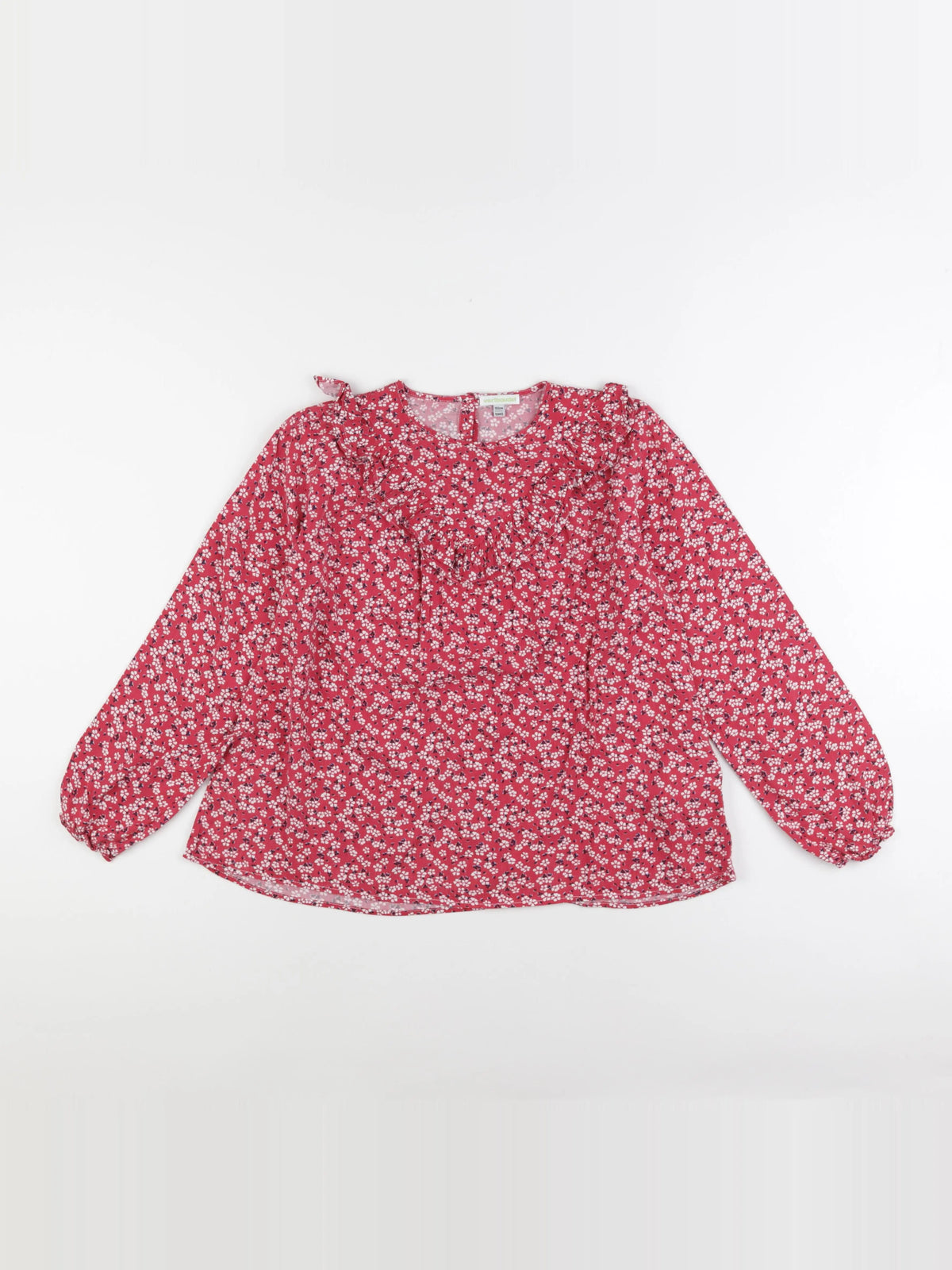 Vertbaudet - blouse rouge - 12 ans