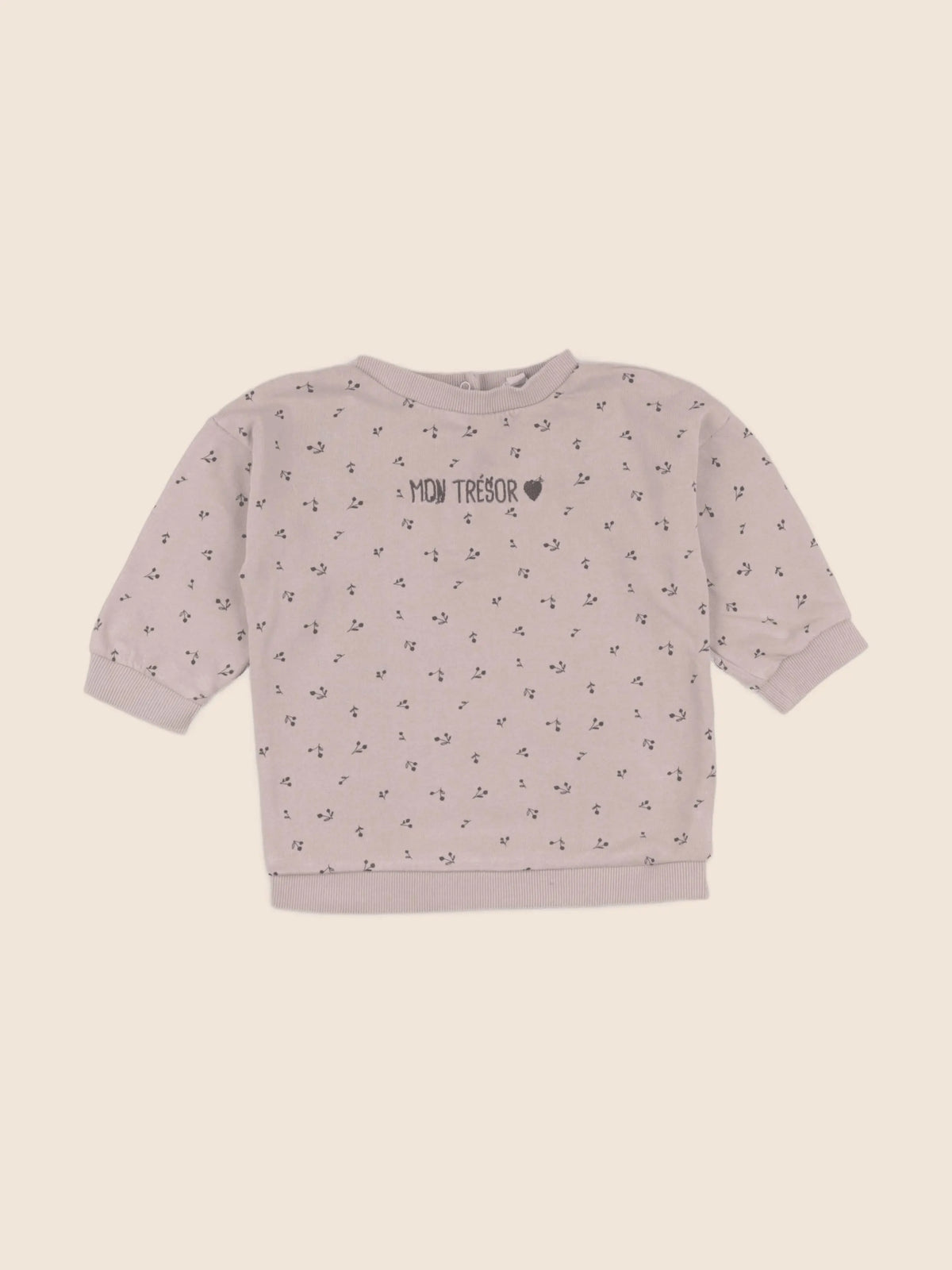 Vertbaudet - sweat rose - 18 mois