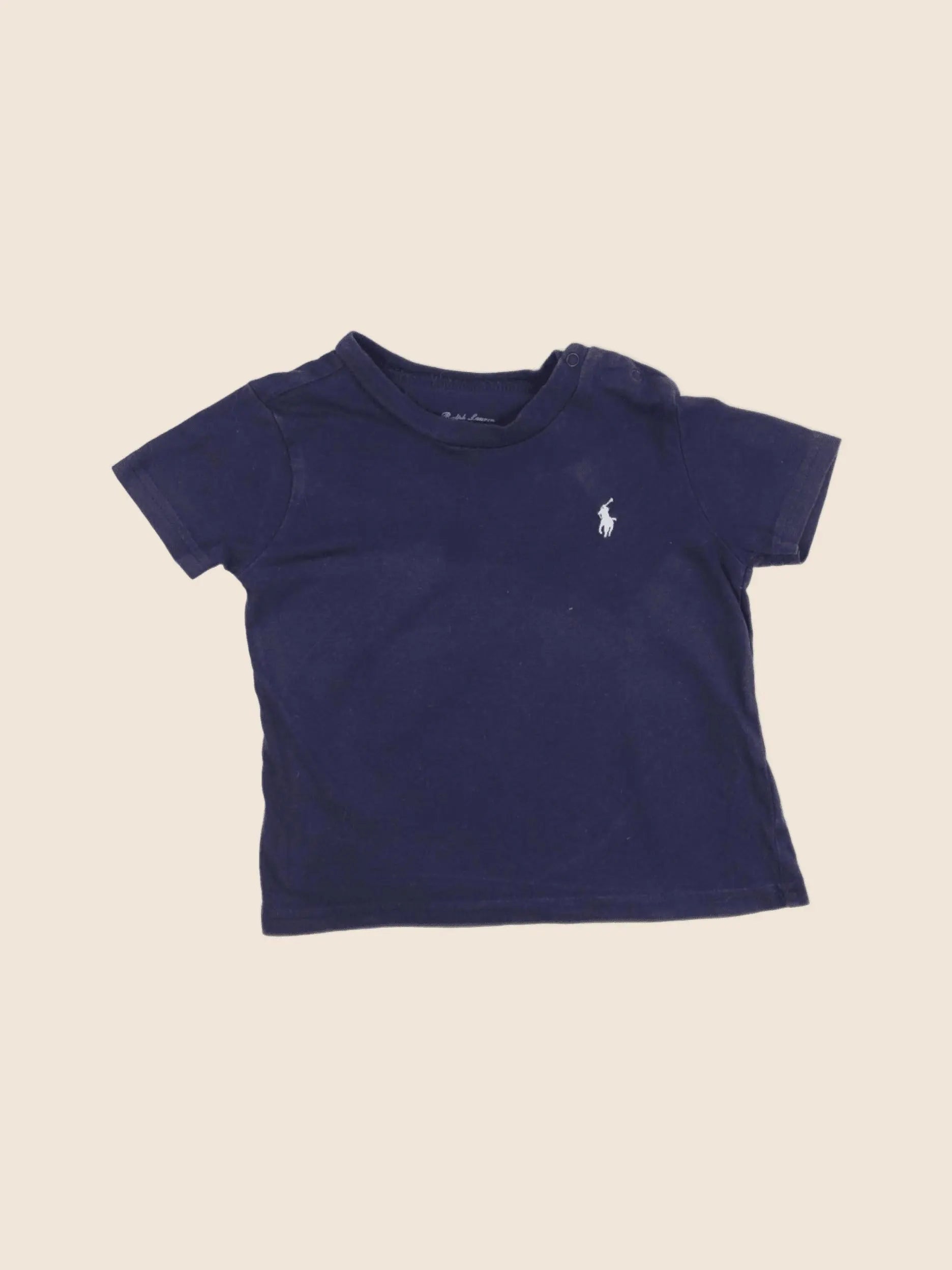 Ralph Lauren - tee-shirt bleu - 9 mois