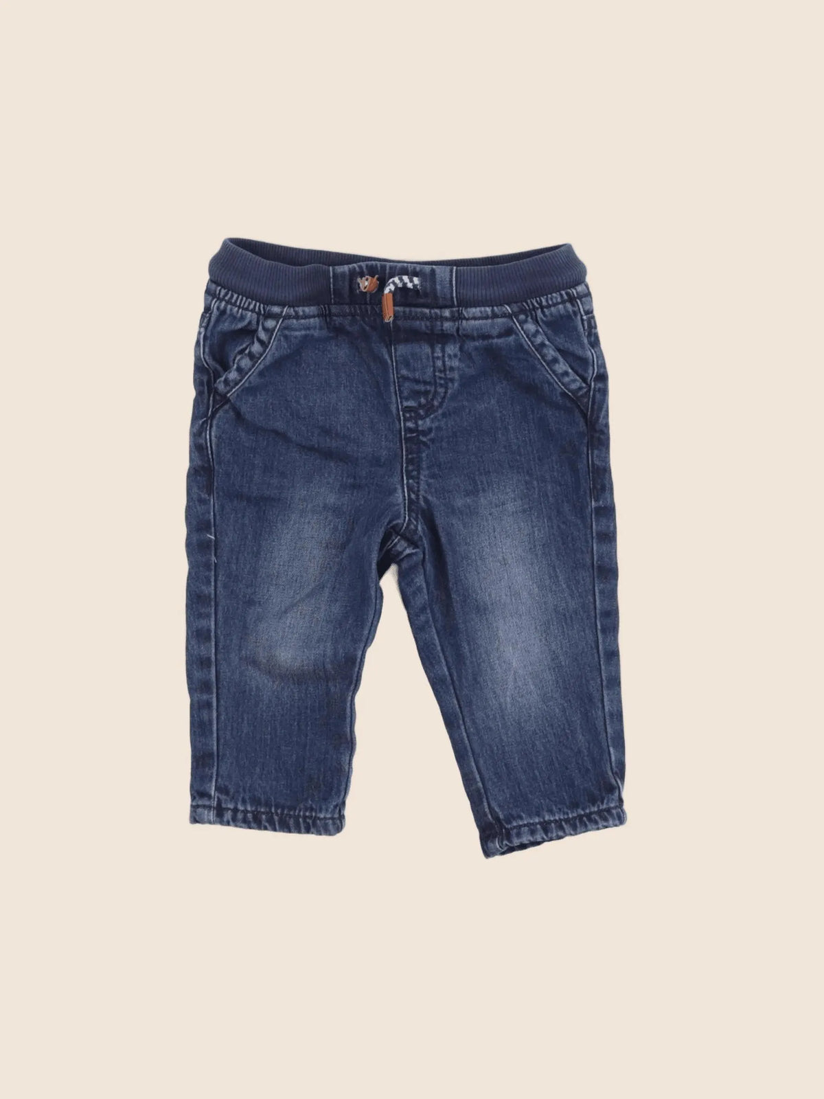 Vertbaudet - jean bleu - 9 mois
