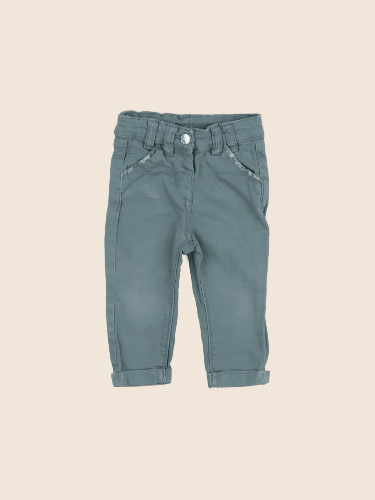 Tape à l'oeil - pantalon vert - 9 mois