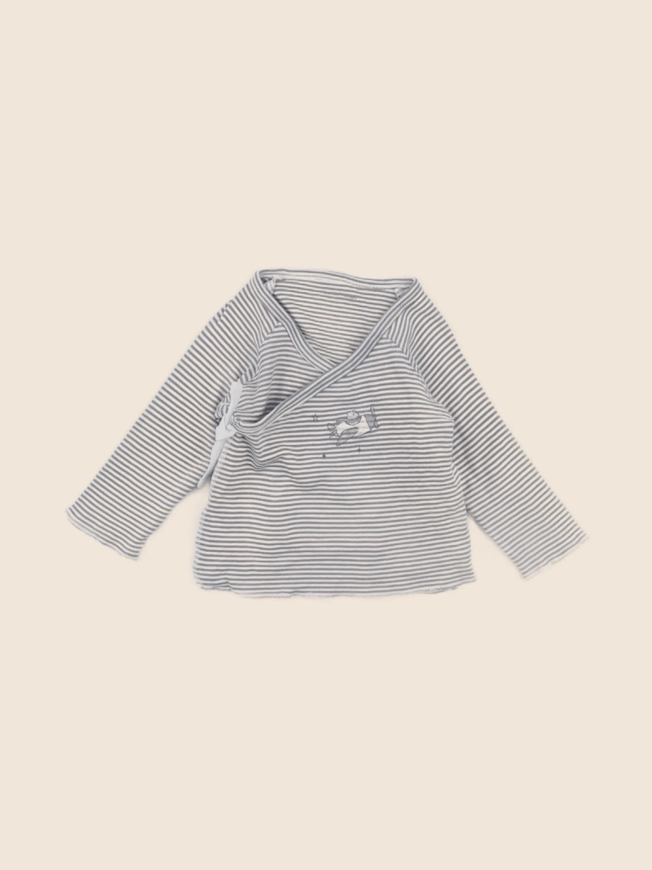 Vertbaudet - tee-shirt vert - 9/12 mois