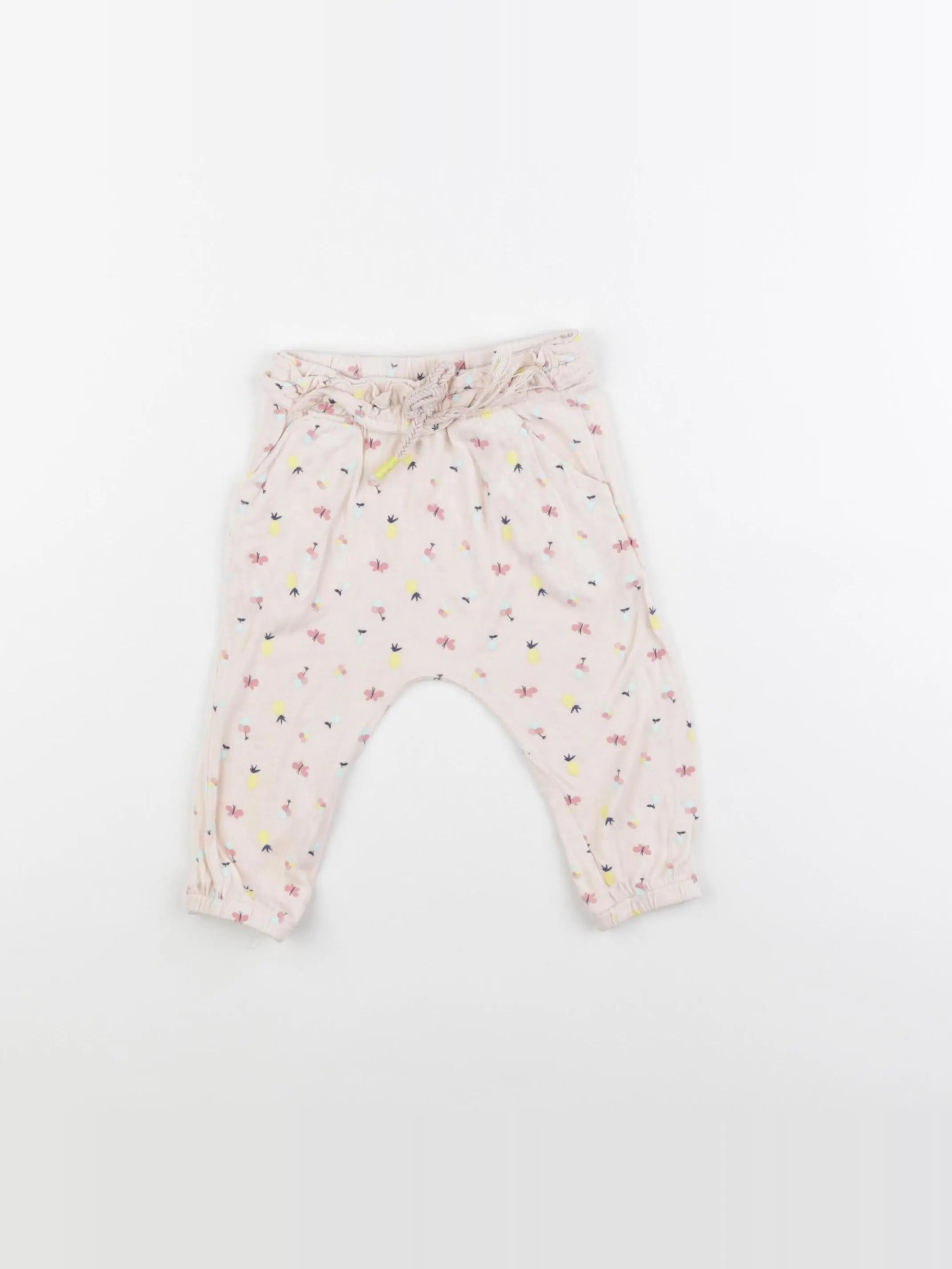Vertbaudet - pantalon rose - 9 mois