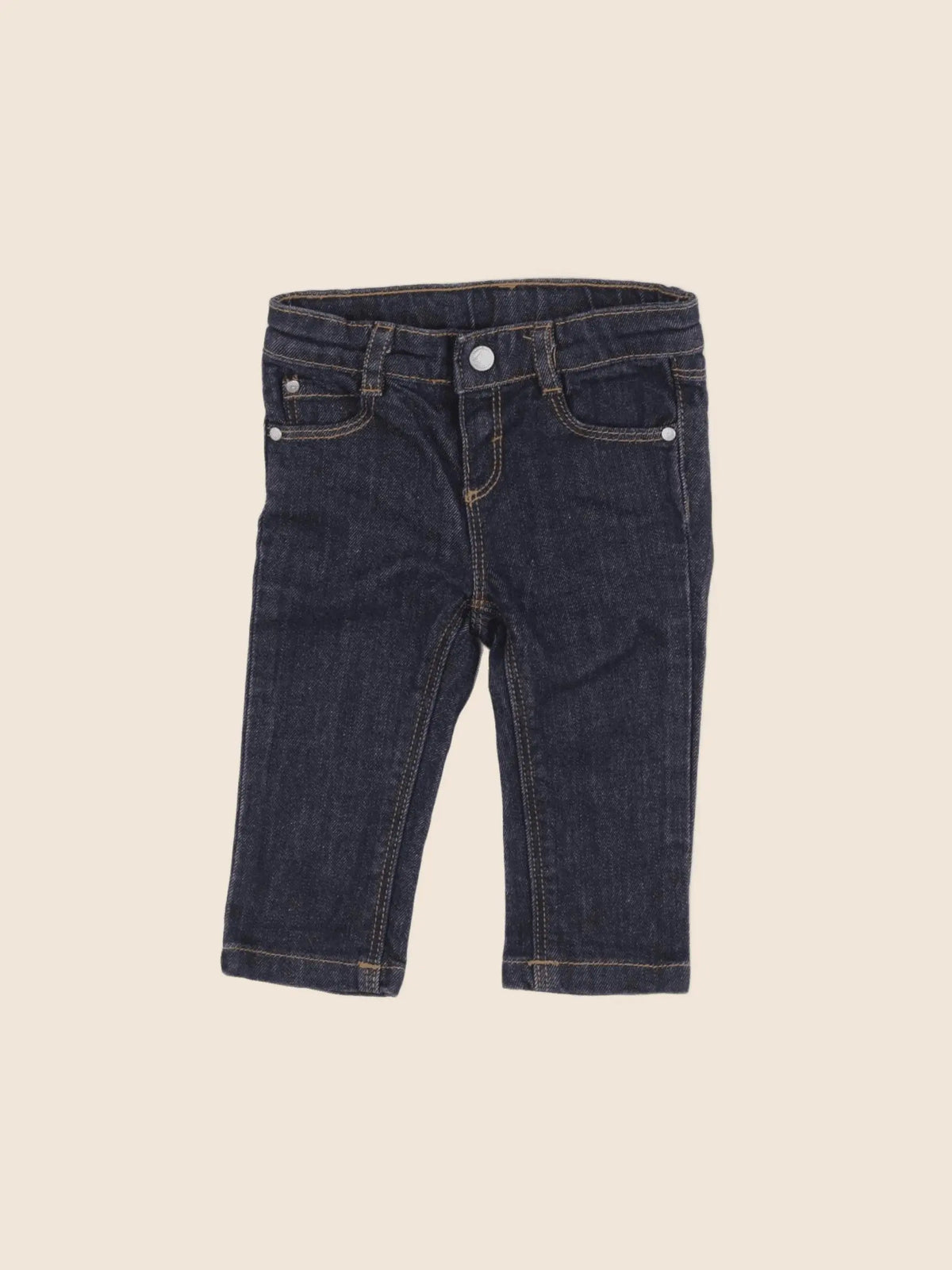 Petit Bateau - jean bleu - 6 mois