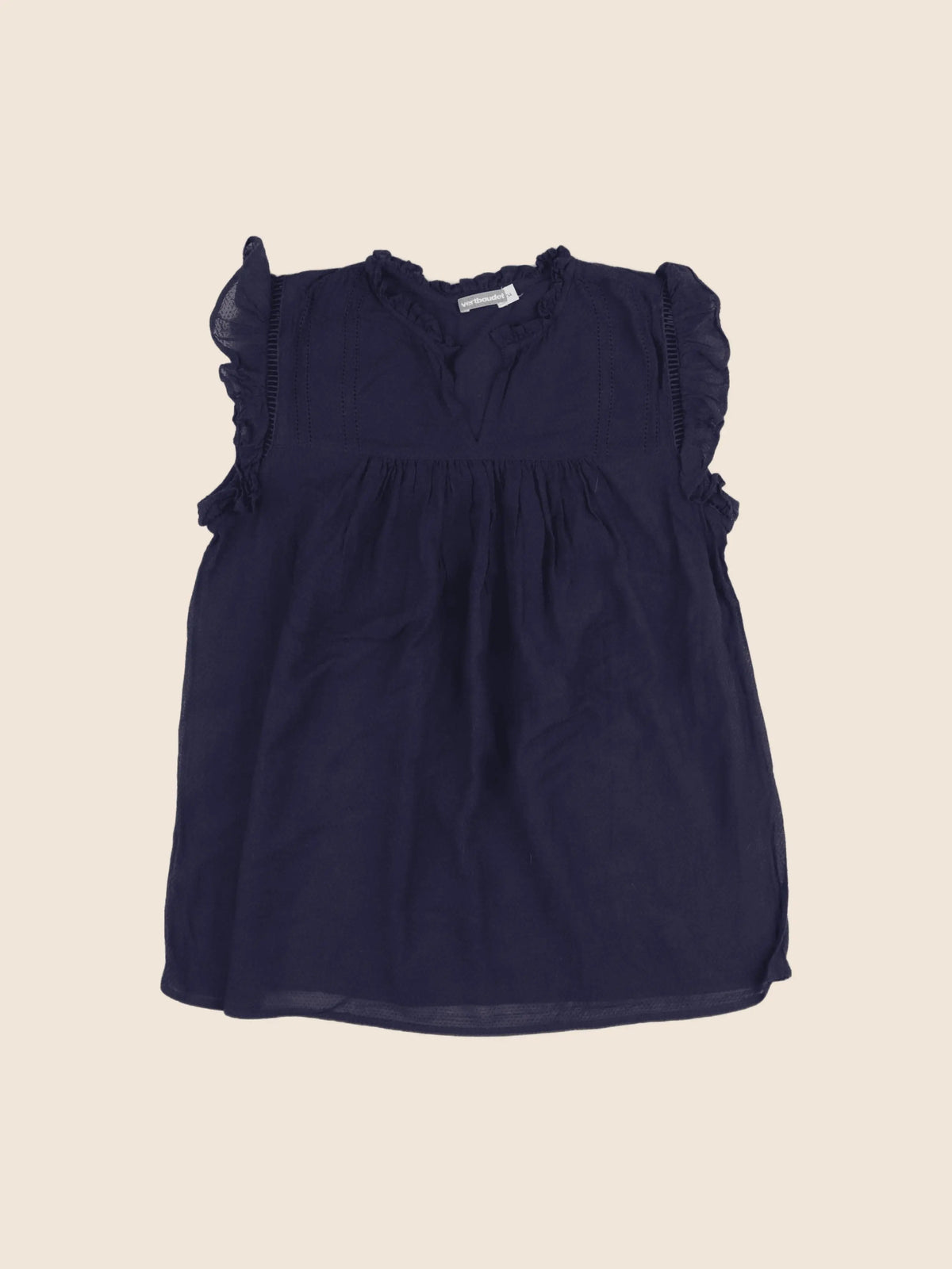 Vertbaudet - blouse grossesse bleu - 34