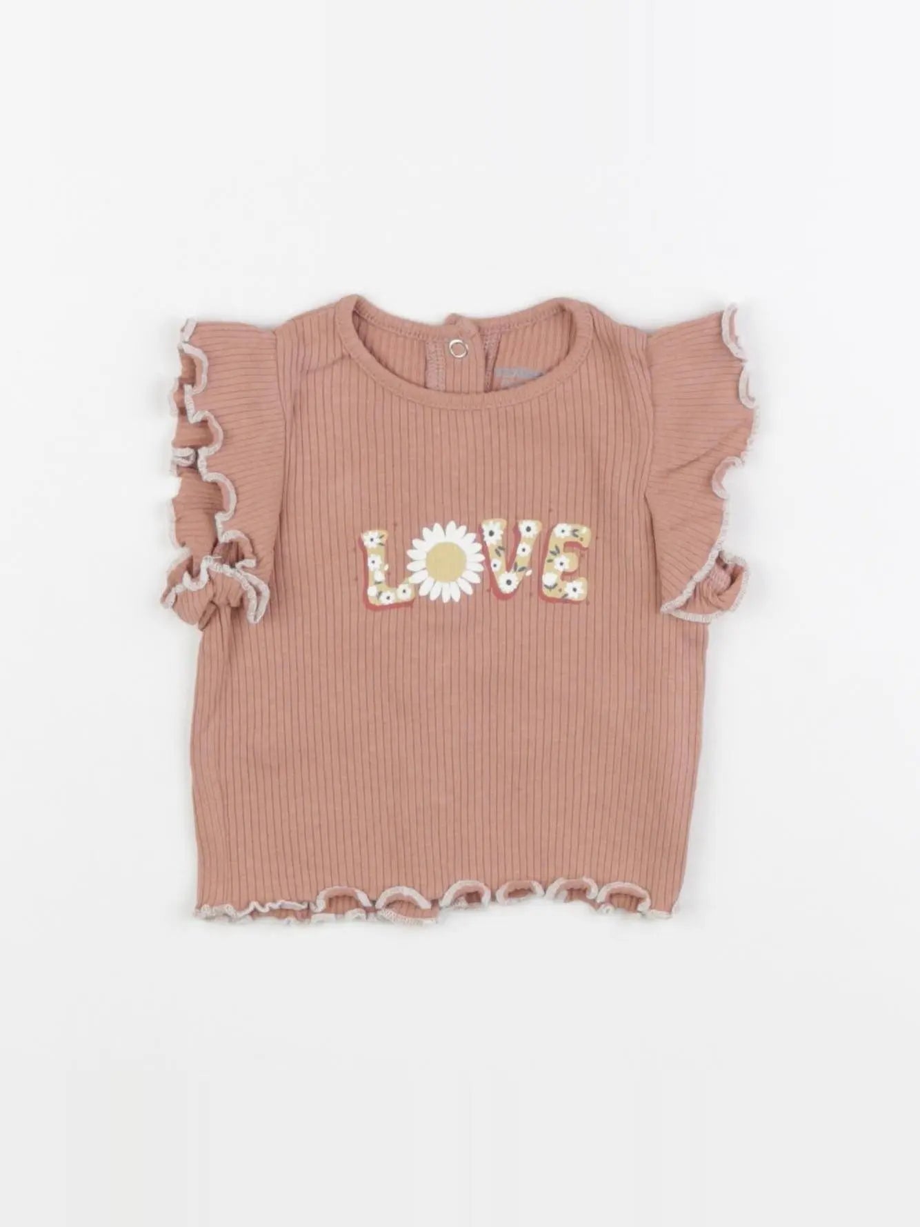 Vertbaudet - tee-shirt rose - 3 mois