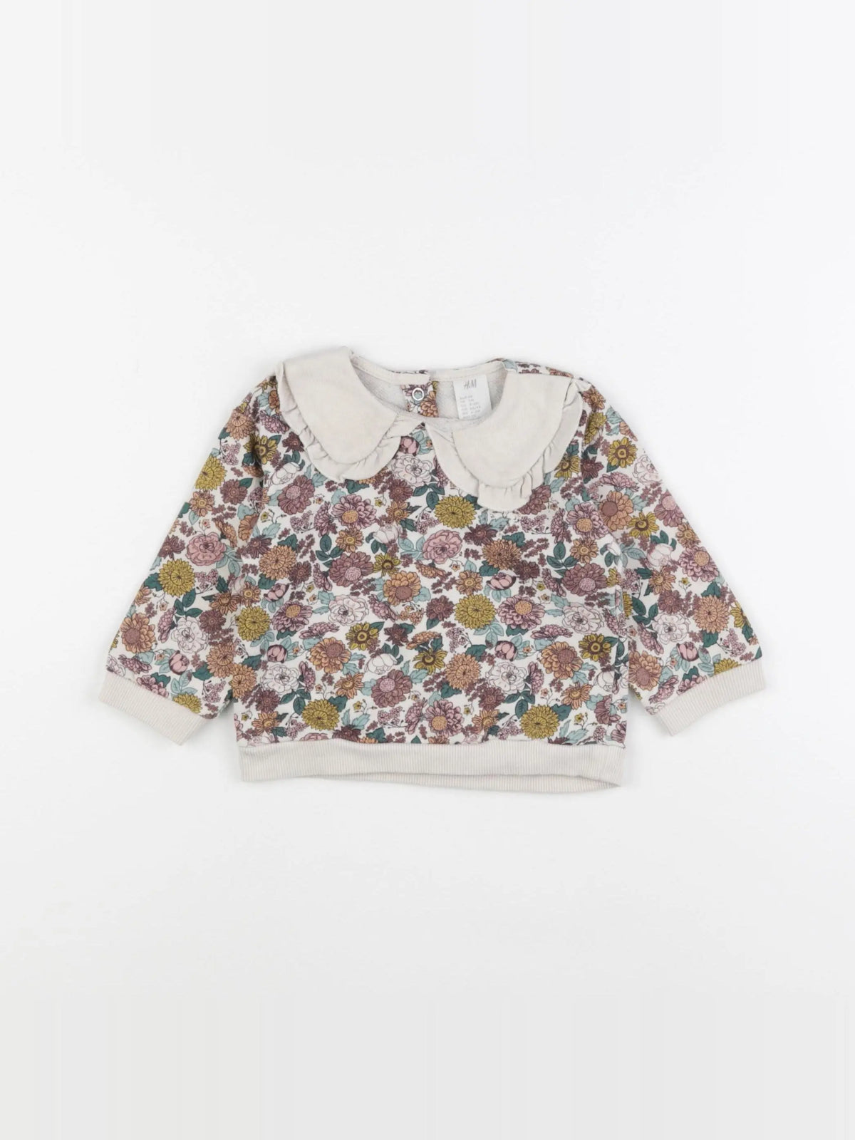 H&M - sweat multicolore - 6 mois