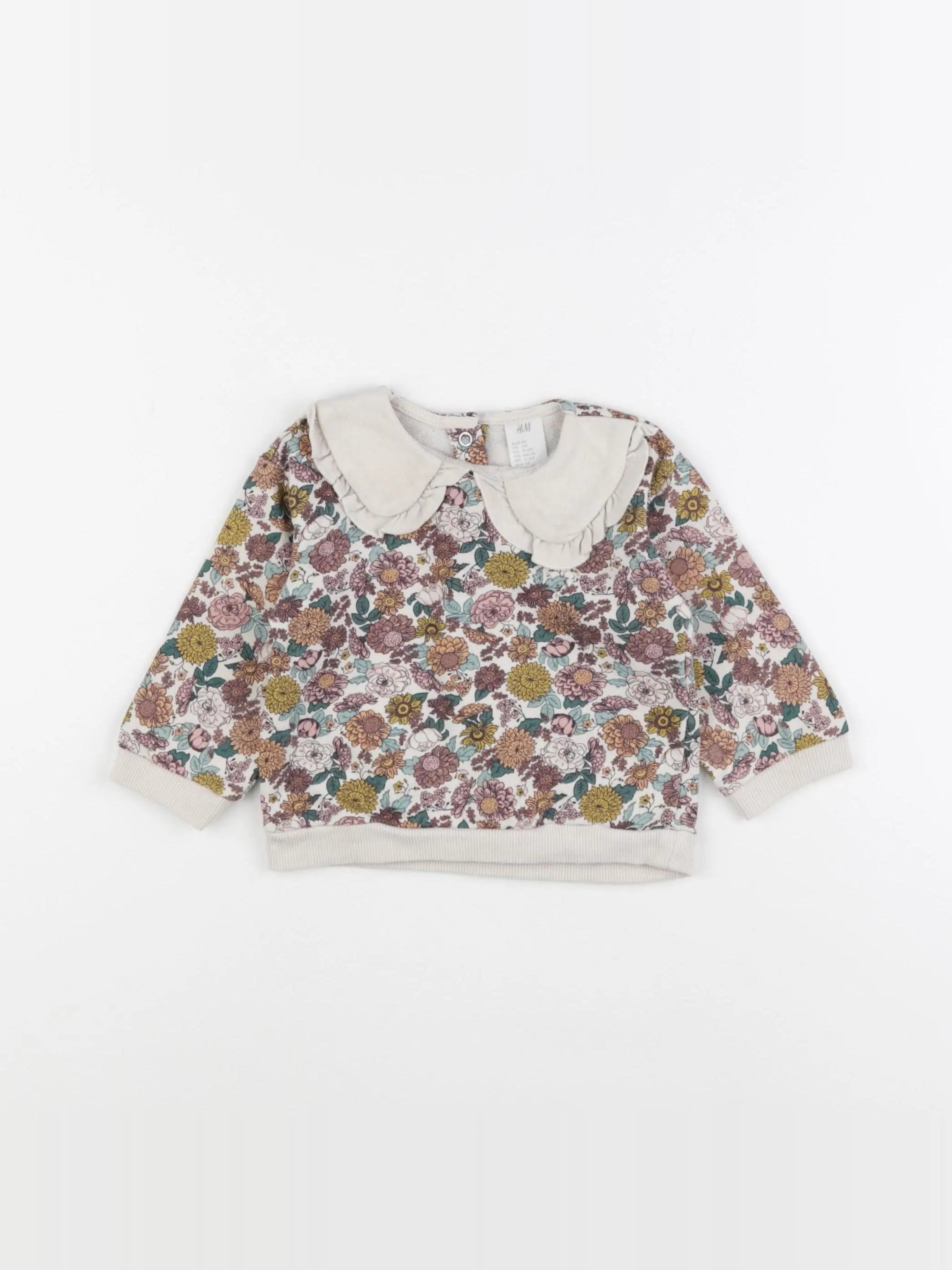 H&M - sweat multicolore - 6 mois