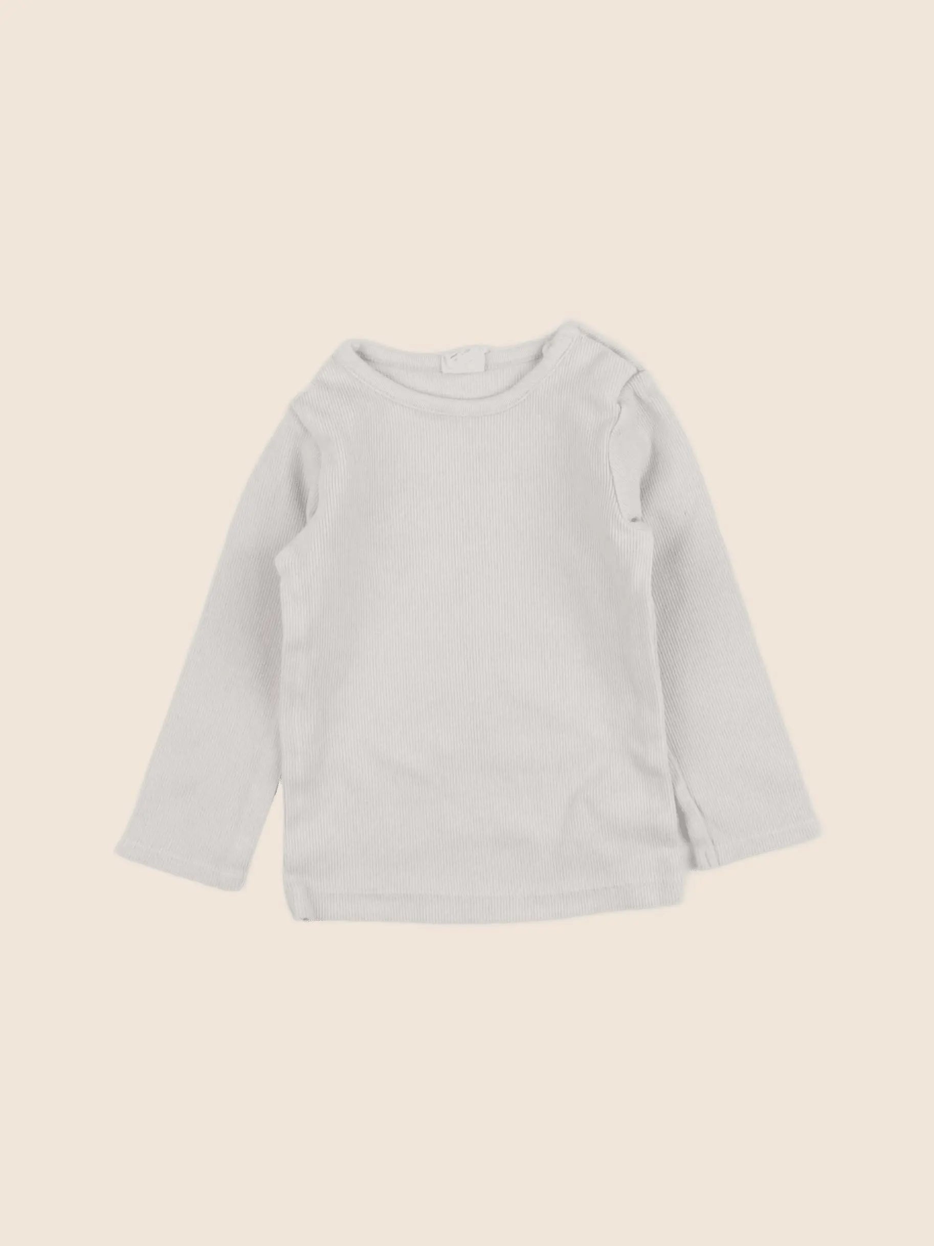 H&M - tee-shirt beige - 12 mois