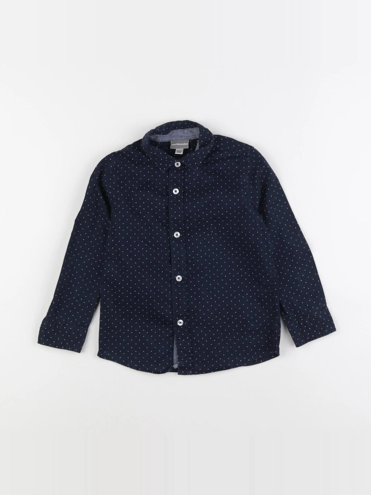Vertbaudet - chemise bleu - 4 ans