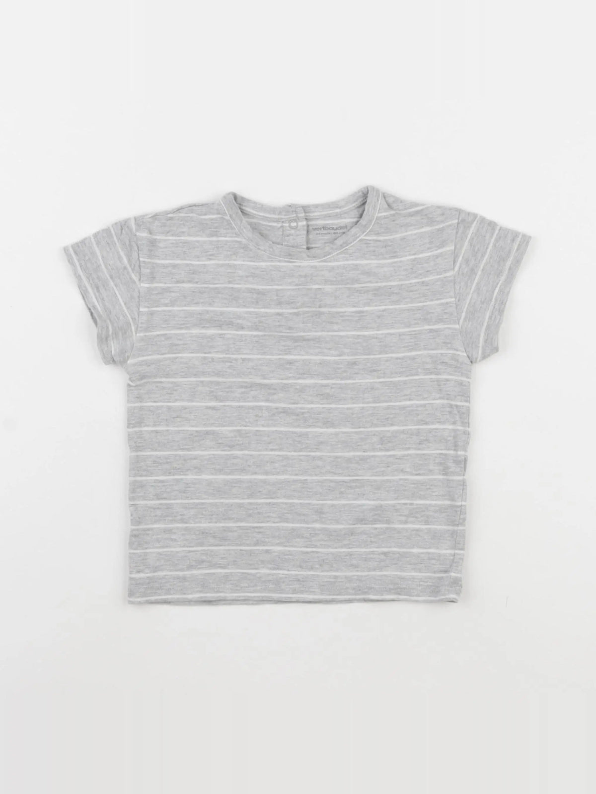 Vertbaudet - tee-shirt gris - 24 mois