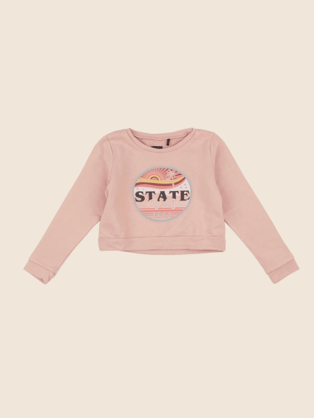 IKKS - sweat rose - 8 ans