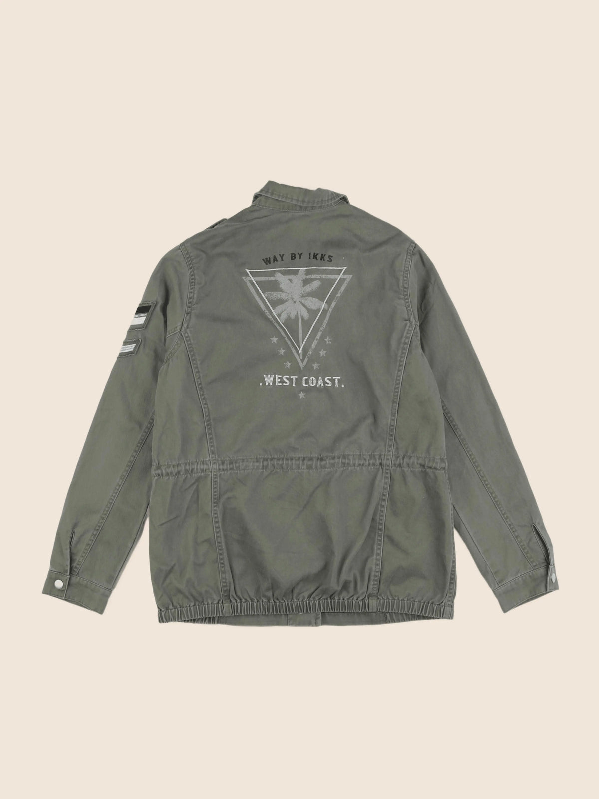 IKKS - veste imprimé au dos vert - 14 ans
