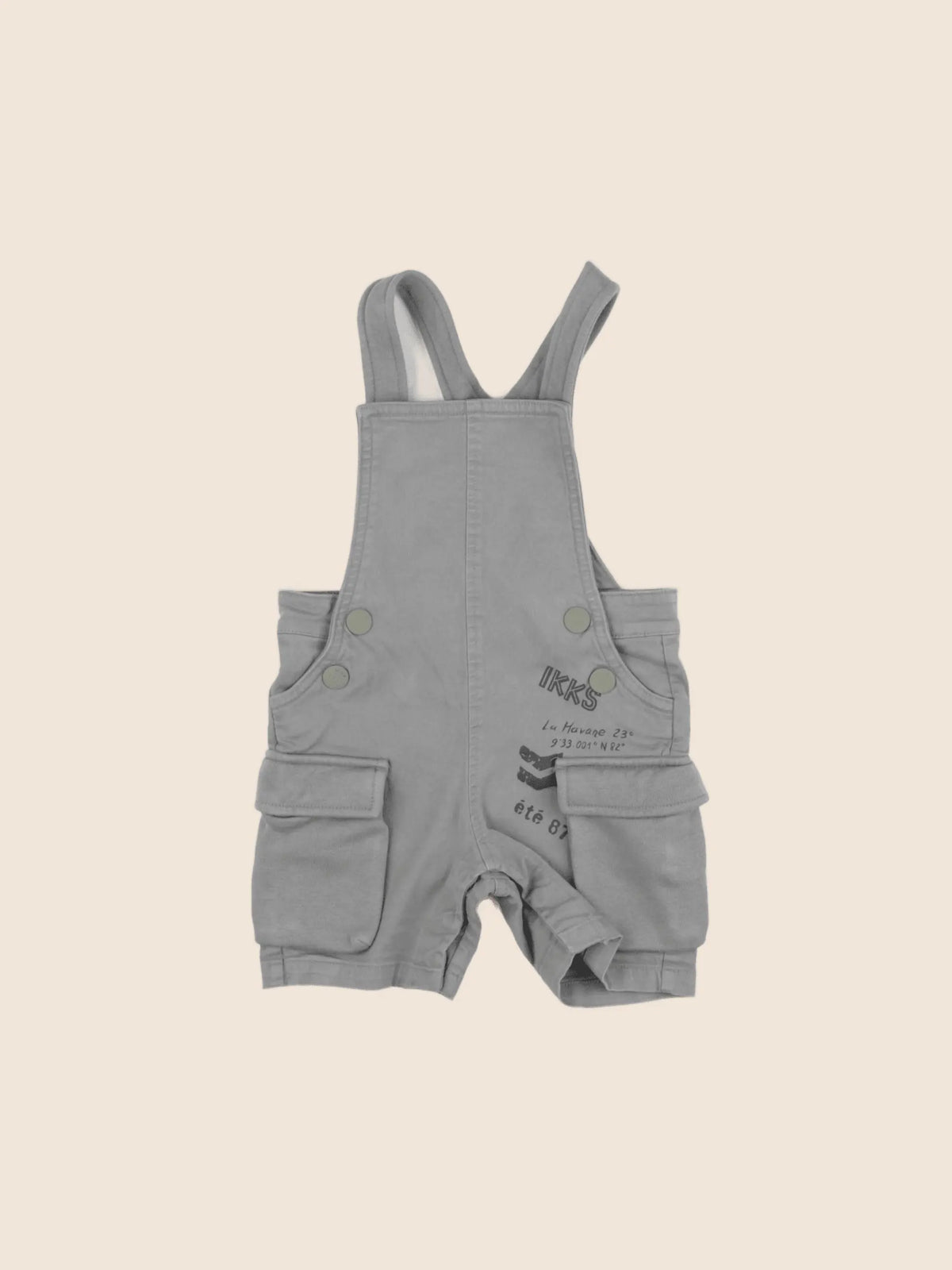 IKKS - salopette vert - 12 mois