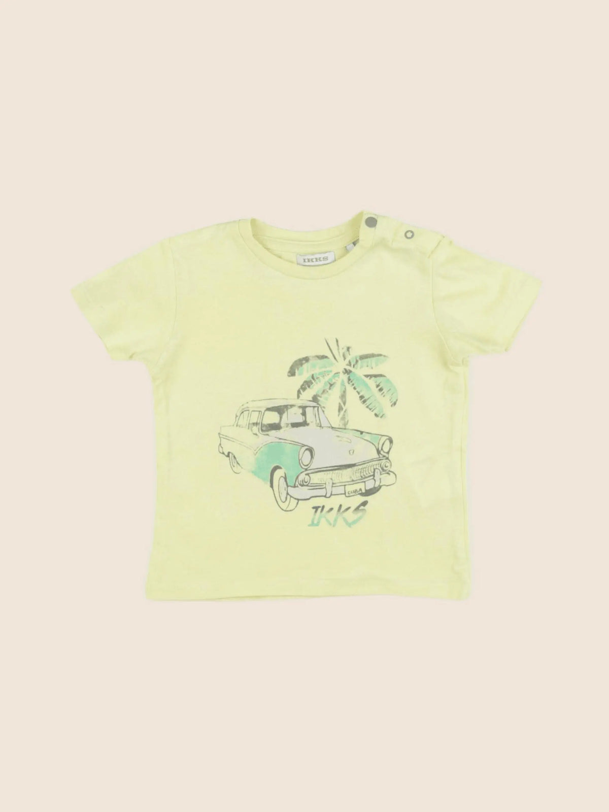 IKKS - tee-shirt jaune - 12 mois
