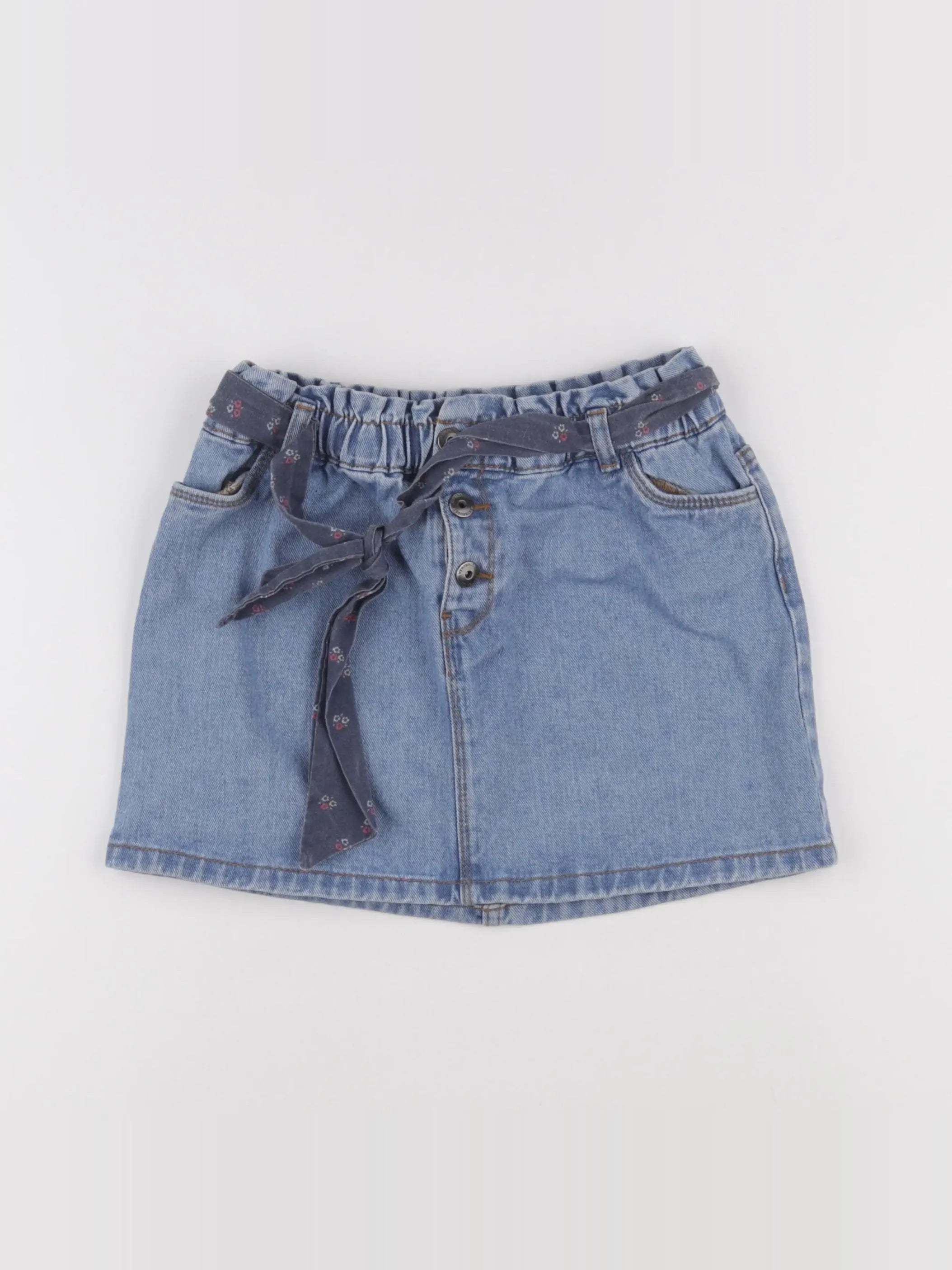 Vertbaudet - jupe bleu - 9 ans