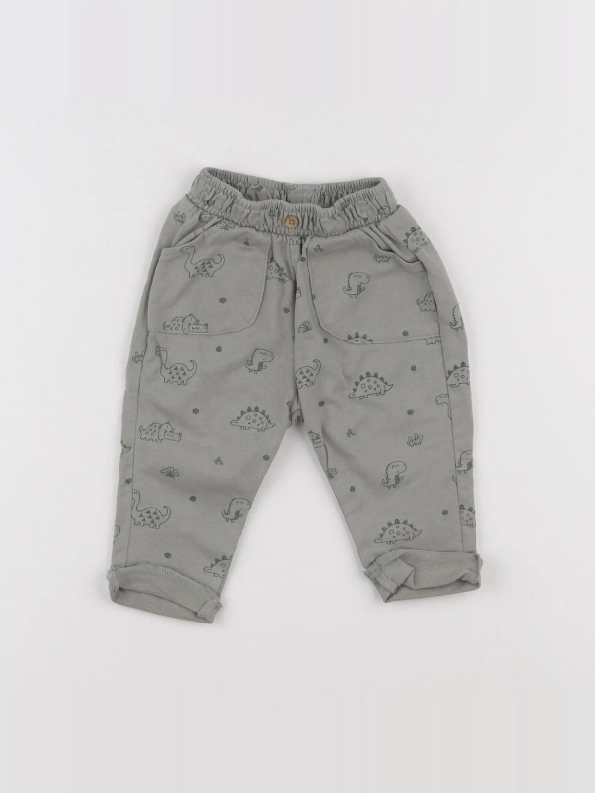 Vertbaudet - pantalon vert - 3 mois