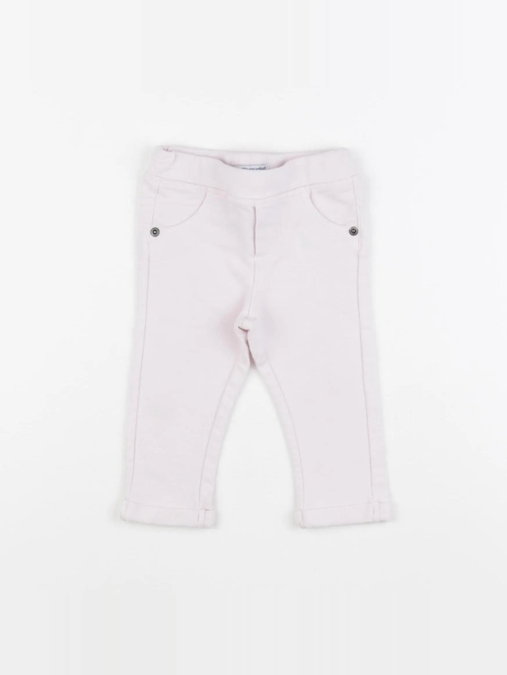 Vertbaudet - jegging rose - 9 mois