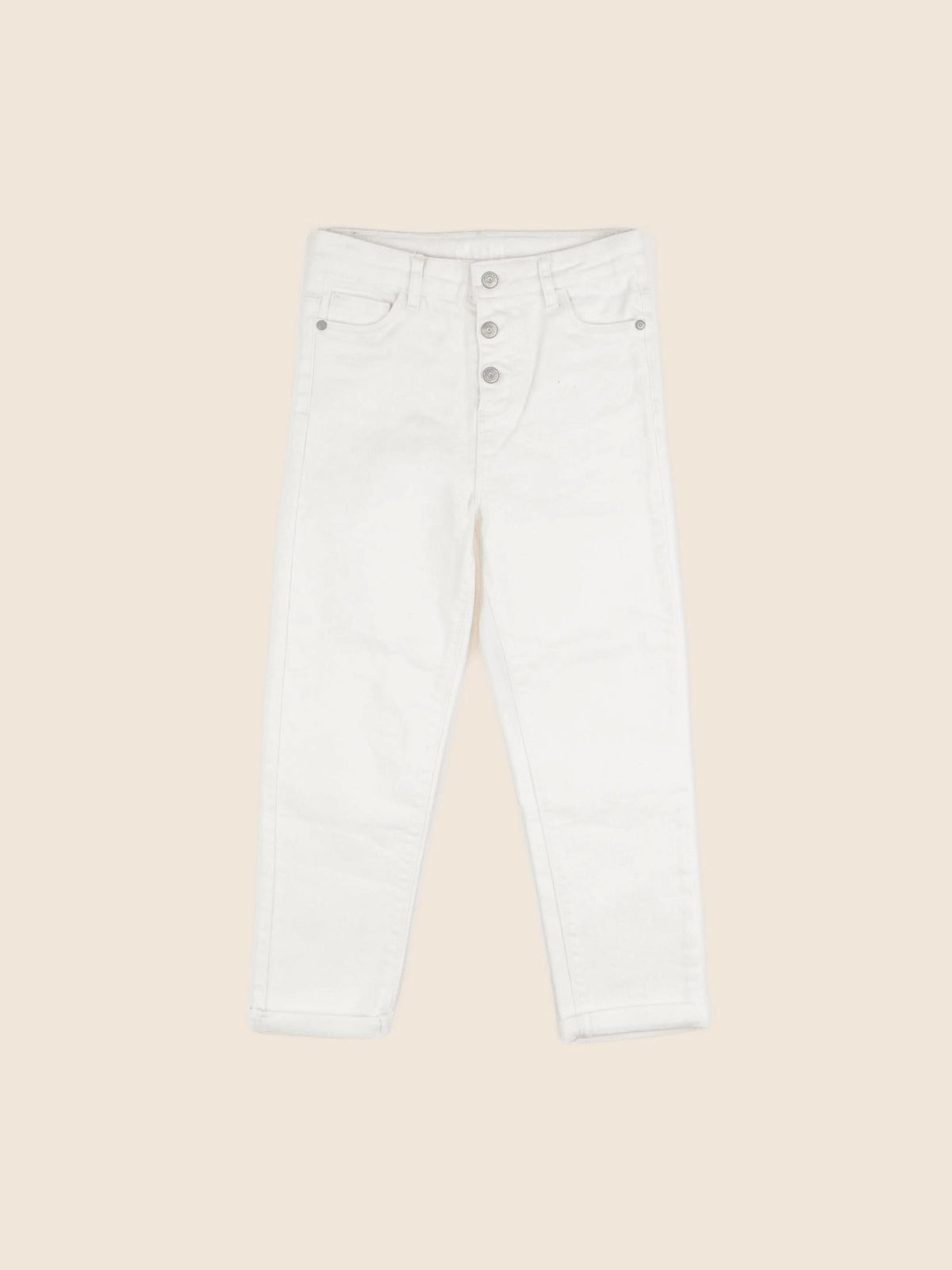 Vertbaudet - jean beige - 9 ans
