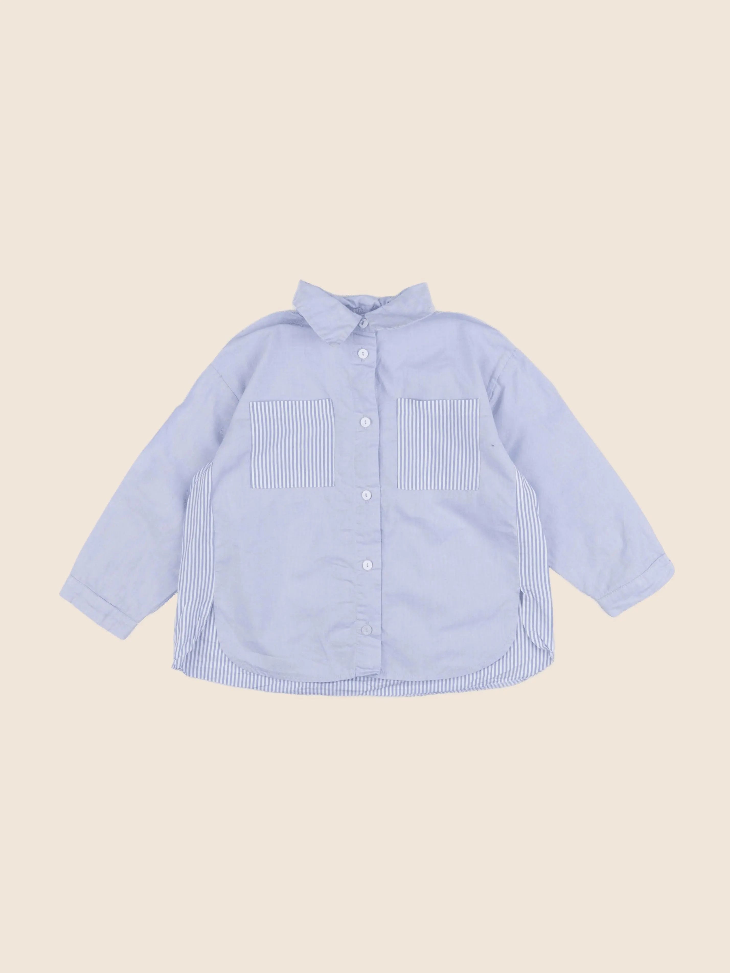 Zara - chemise bleu - 3/4 ans