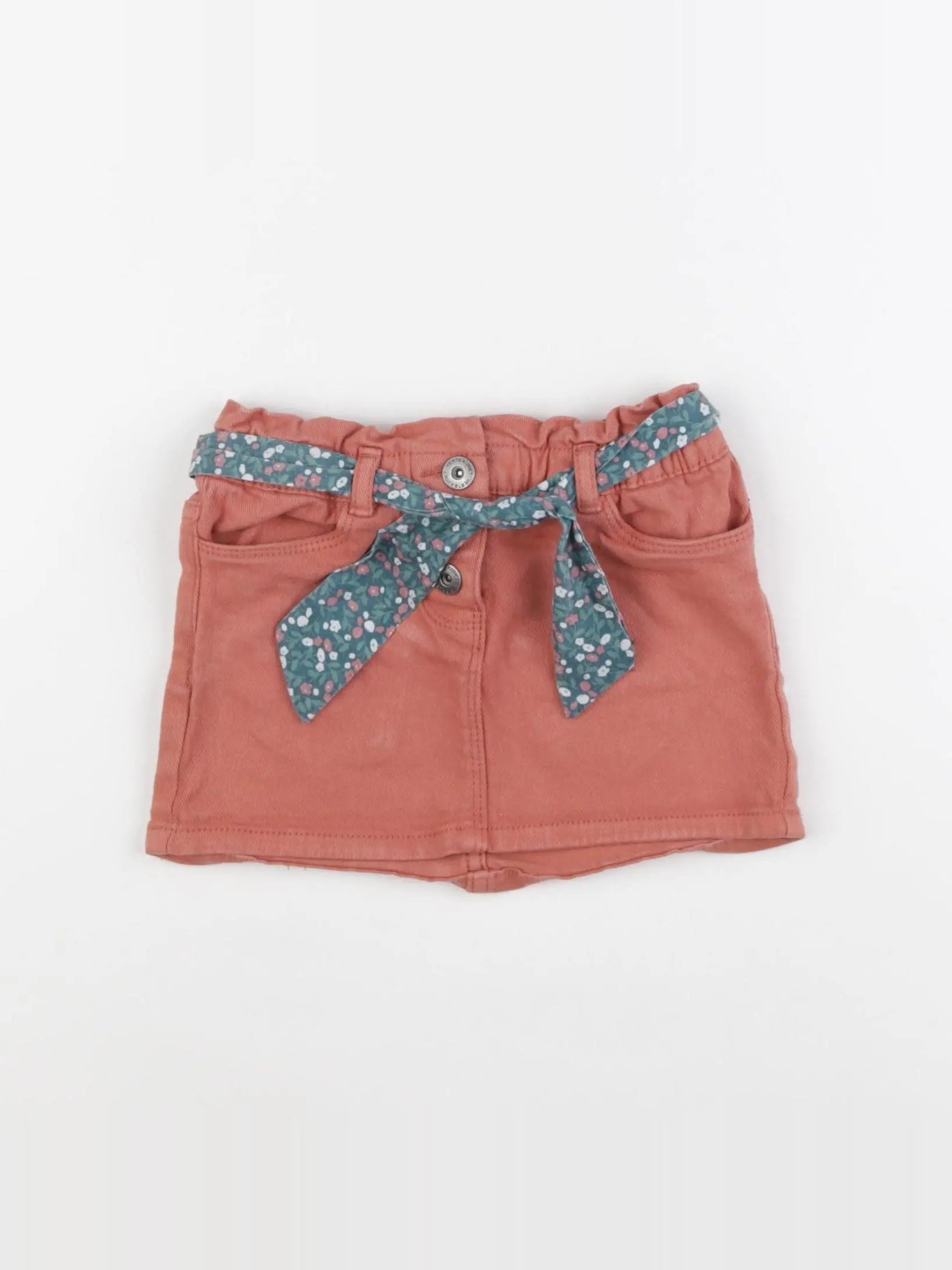 Vertbaudet - jupe orange - 2 ans