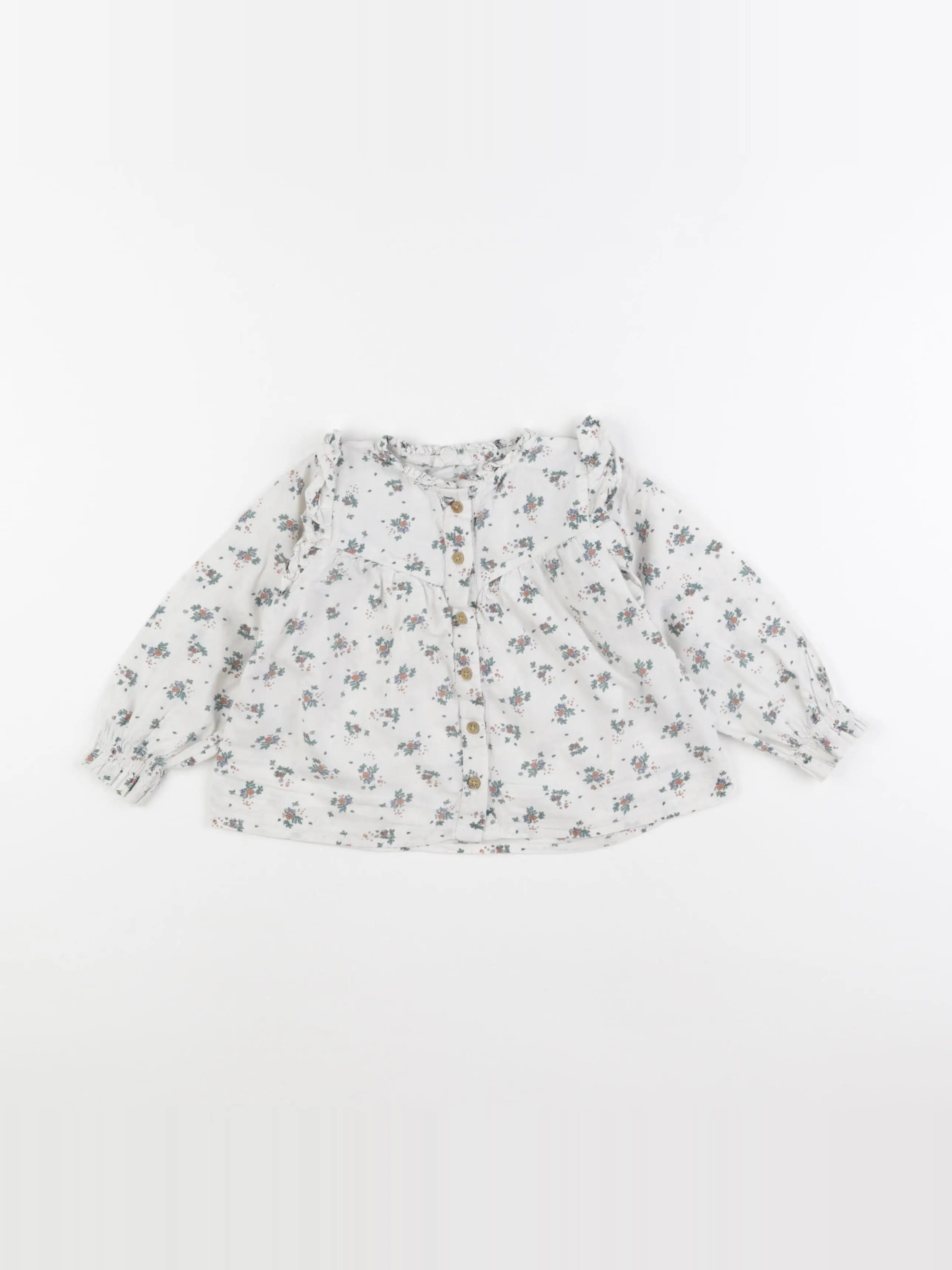 Vertbaudet - blouse multicolore - 18 mois