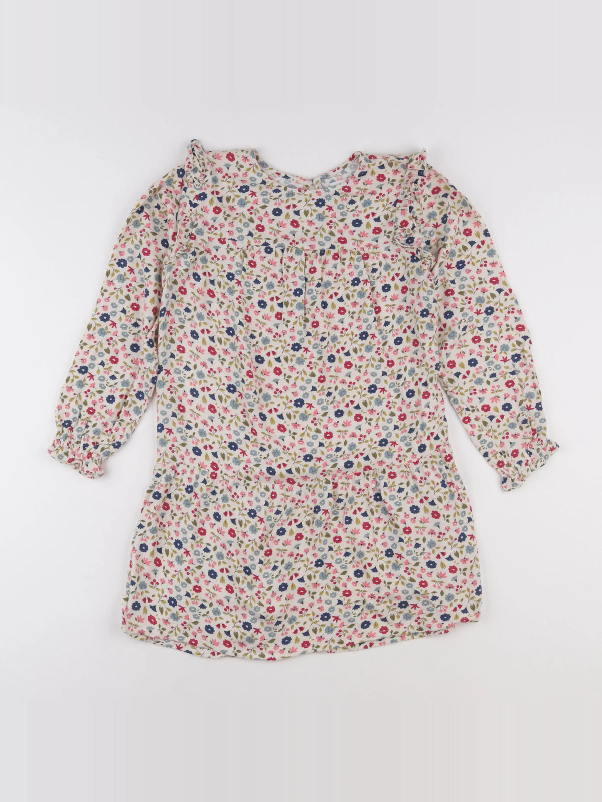 Vertbaudet - robe multicolore - 8 ans