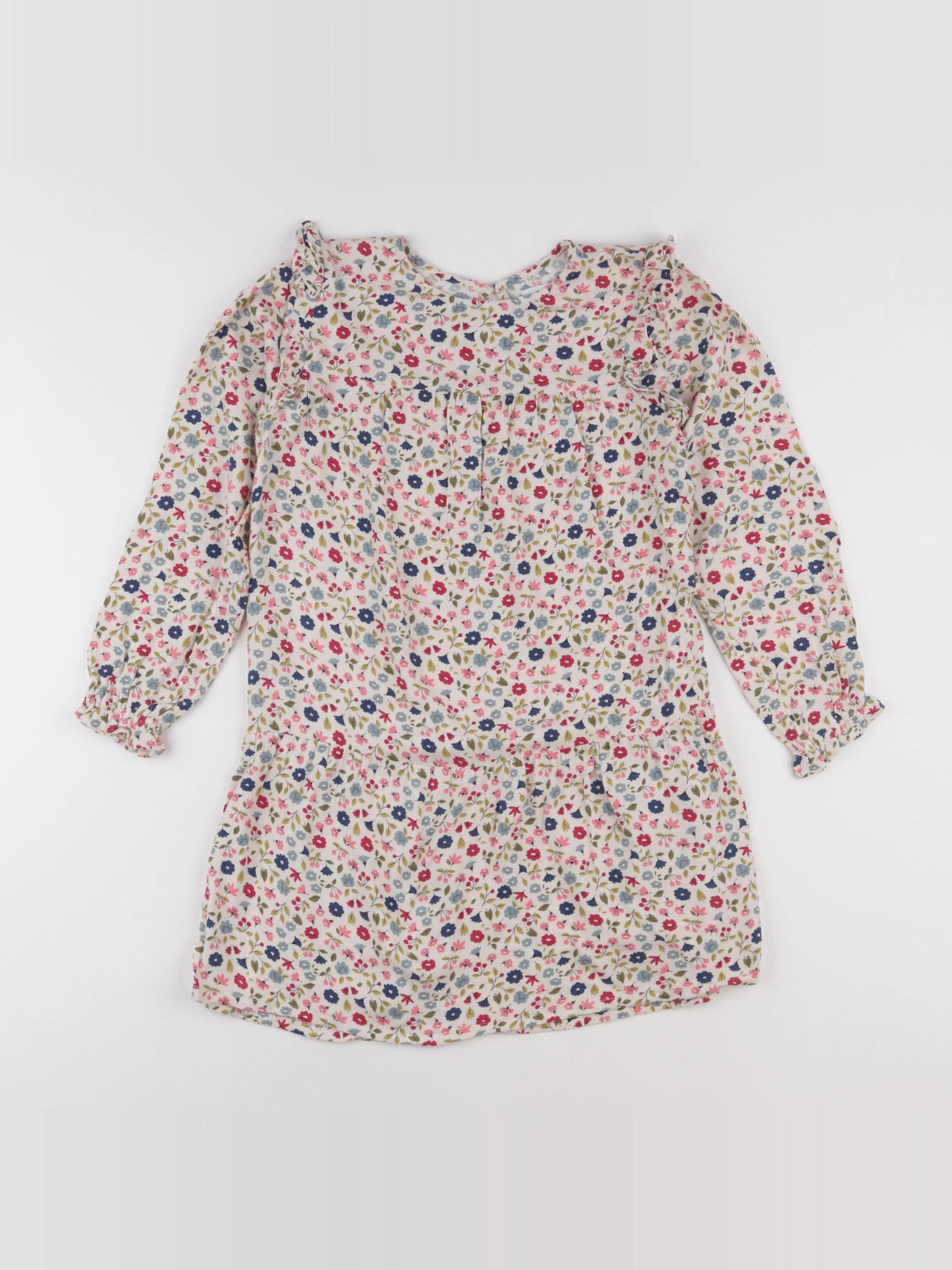 Vertbaudet - robe multicolore - 8 ans