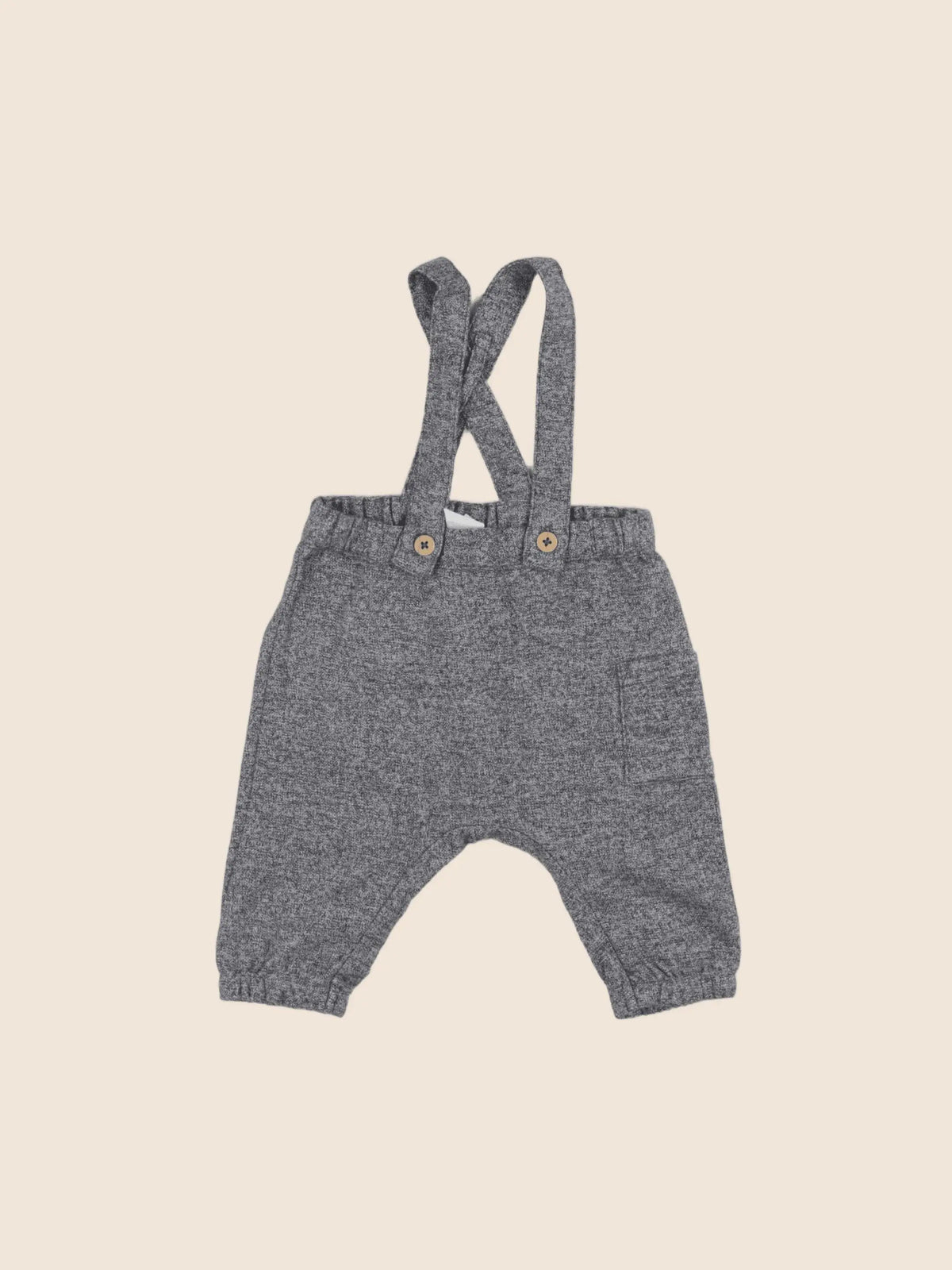 H&M - pantalon gris - 3 mois