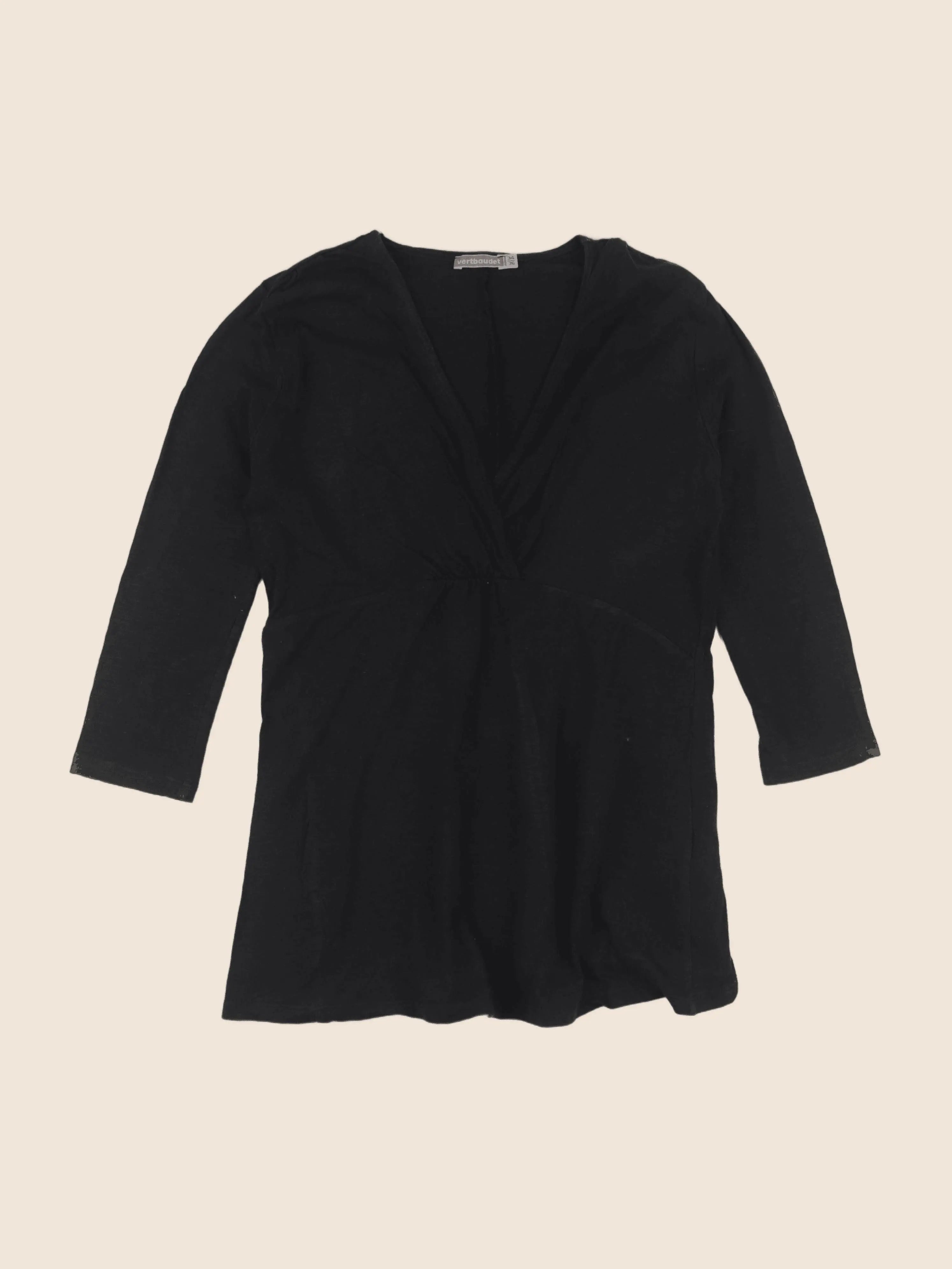 Vertbaudet - tee-shirt grossesse noir - 34 à 36