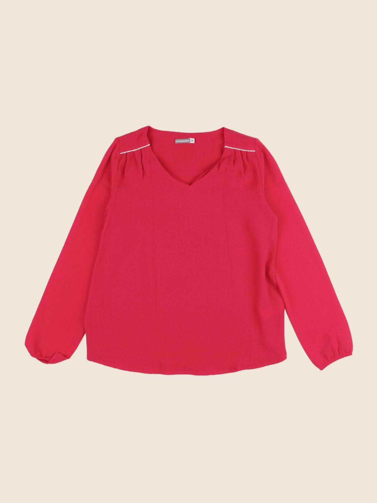 Vertbaudet - blouse grossesse rouge - 38
