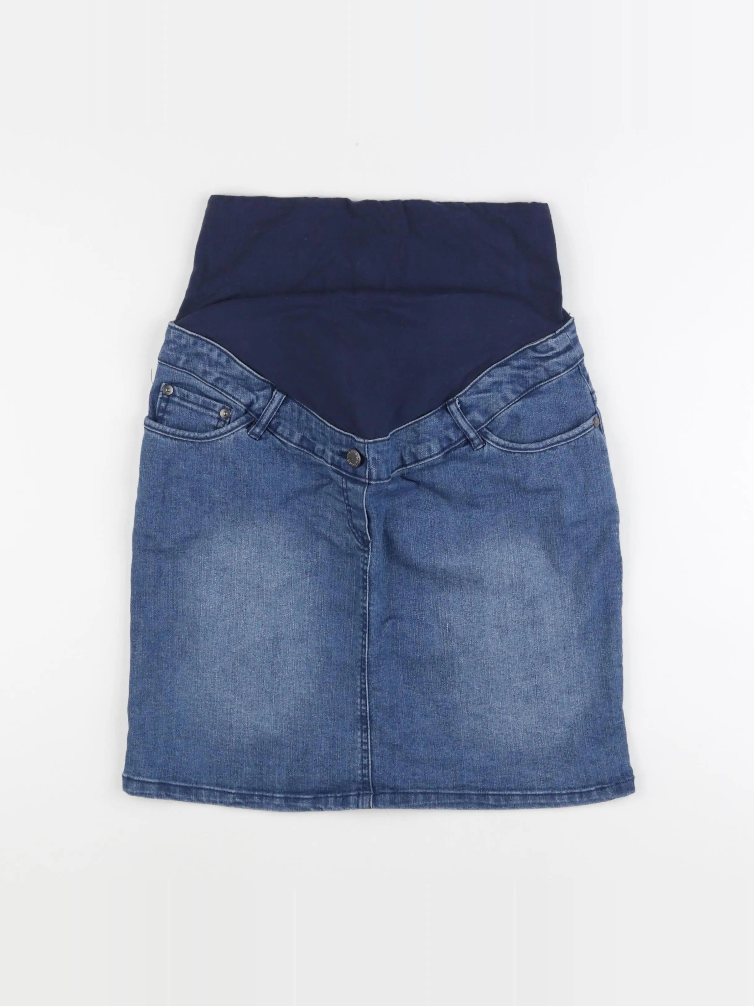 Vertbaudet - jupe grossesse bleu - 36