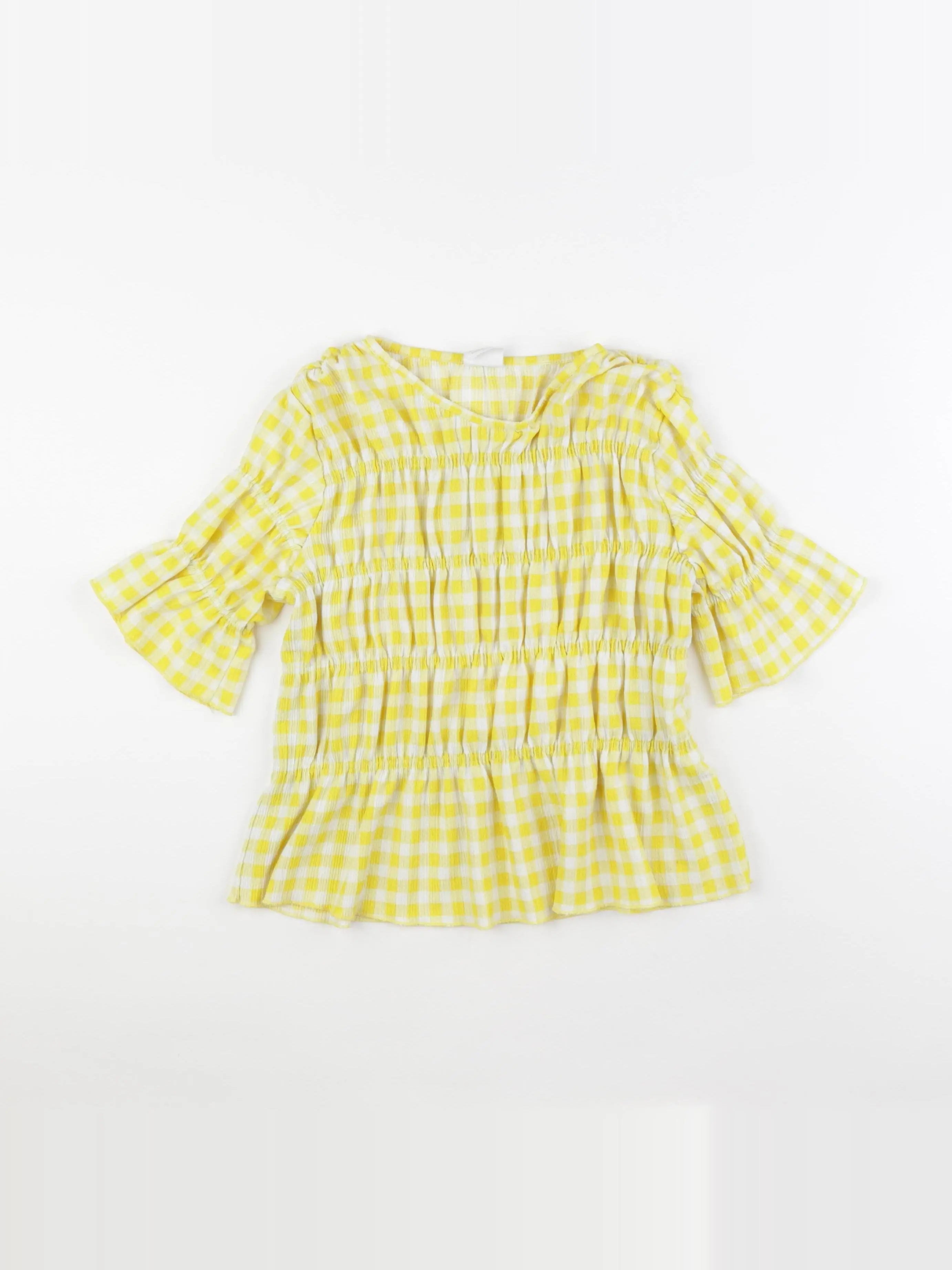 Zara - blouse blanc, jaune - 10 ans