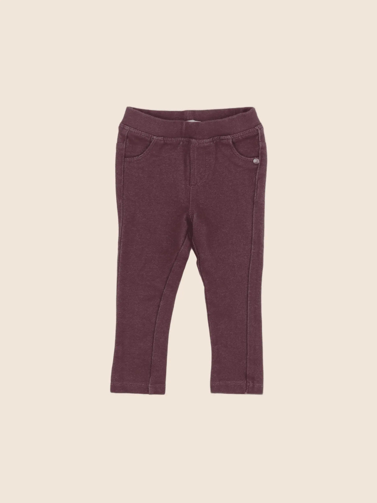 Vertbaudet - jegging rouge - 6 mois