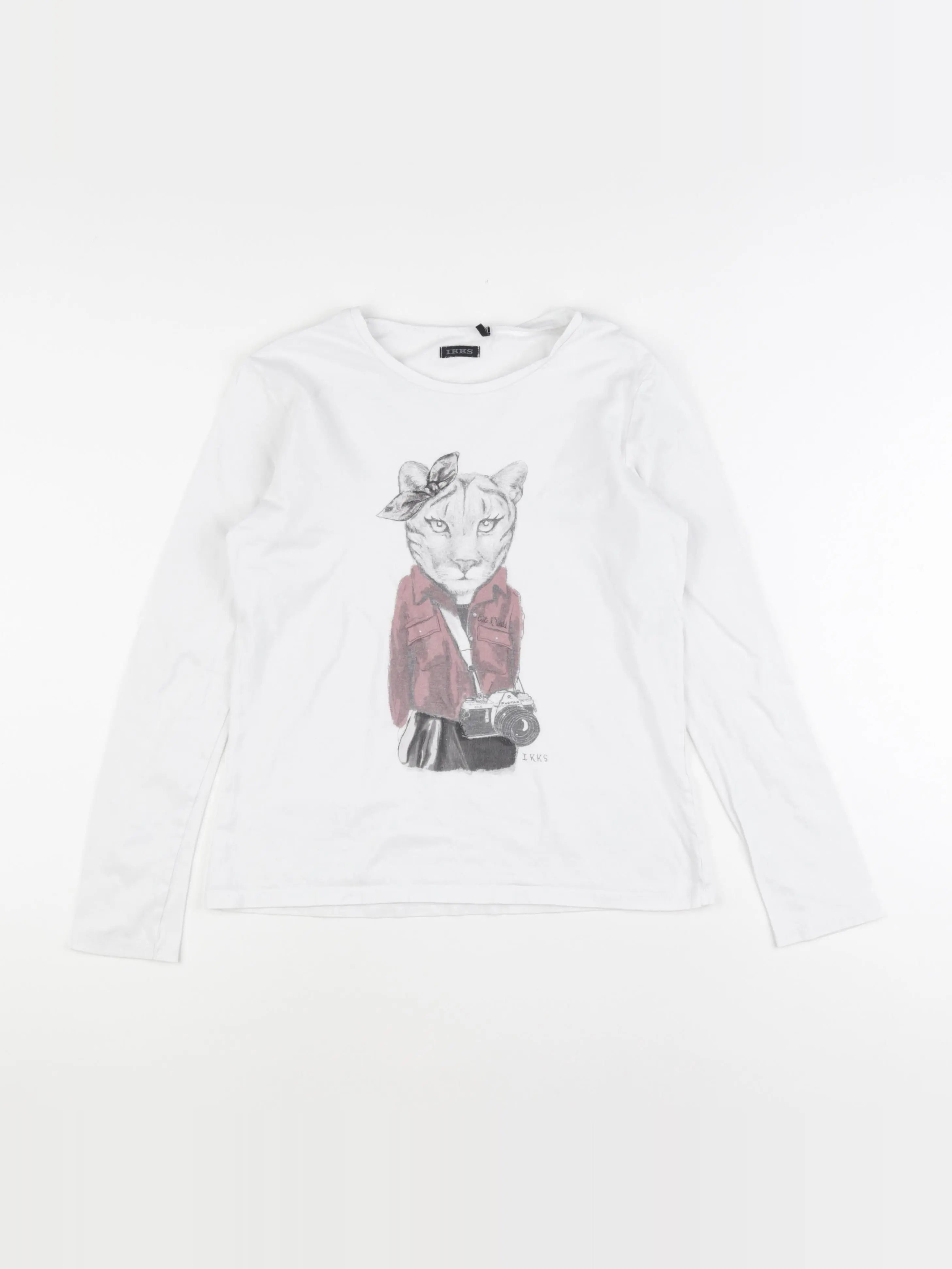 IKKS - tee-shirt blanc - 12 ans