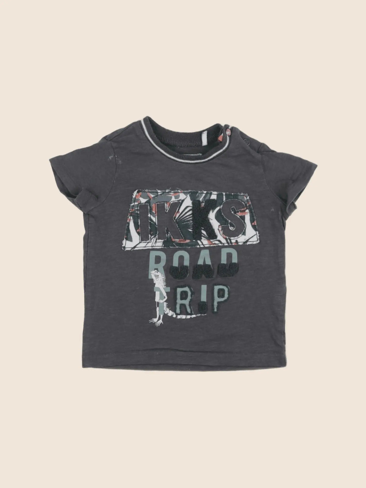 IKKS - tee-shirt gris - 6 mois