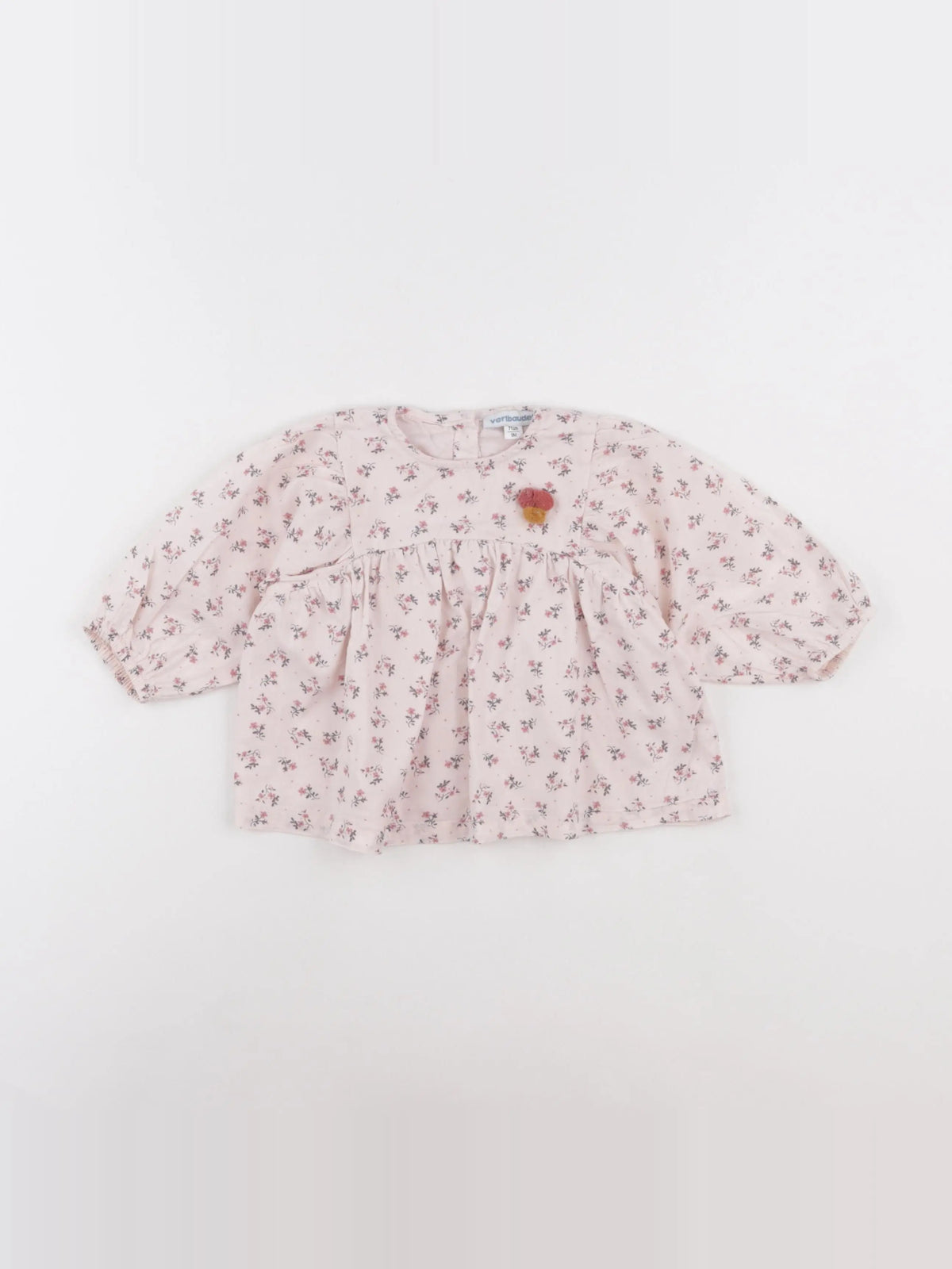 Vertbaudet - blouse rose - 9 mois