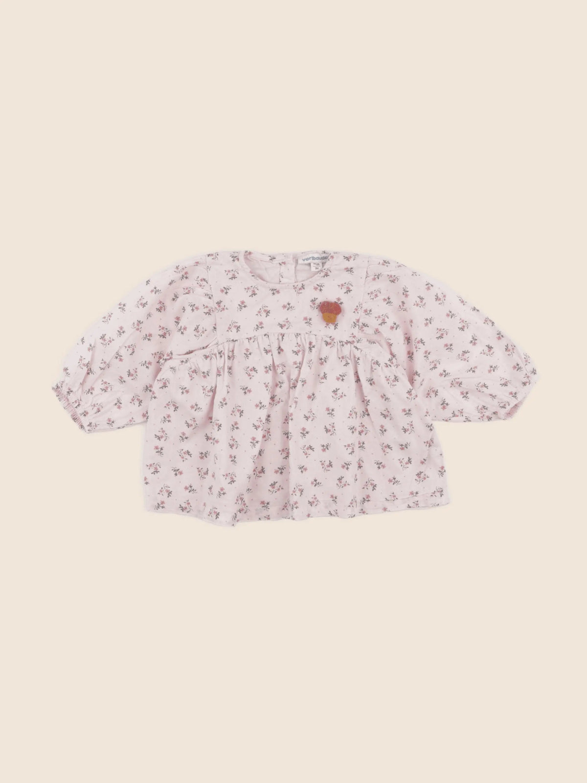 Vertbaudet - blouse rose - 9 mois