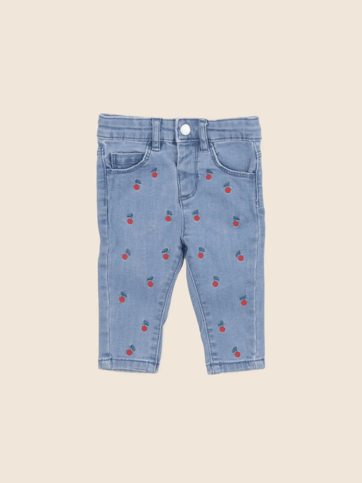 Vertbaudet - jean bleu - 3 mois