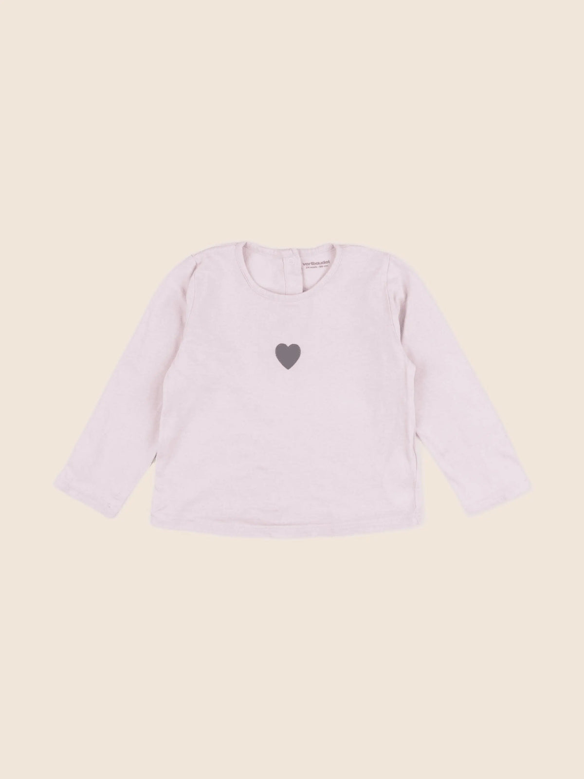 Vertbaudet - tee-shirt rose - 24 mois