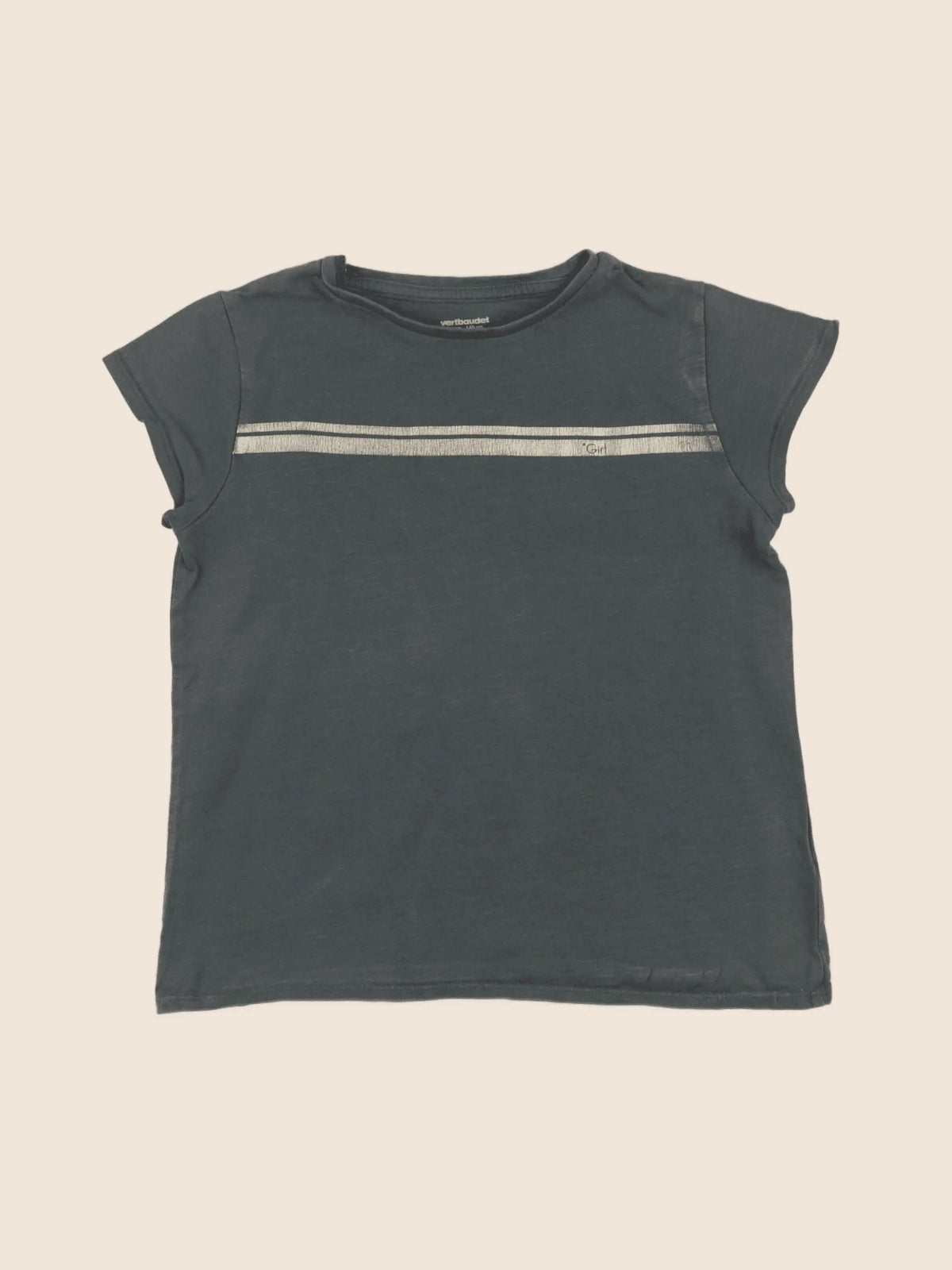 Vertbaudet - tee-shirt vert - 10 ans