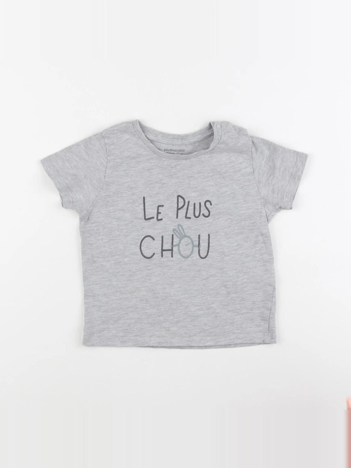 Vertbaudet - tee-shirt gris - 36 mois
