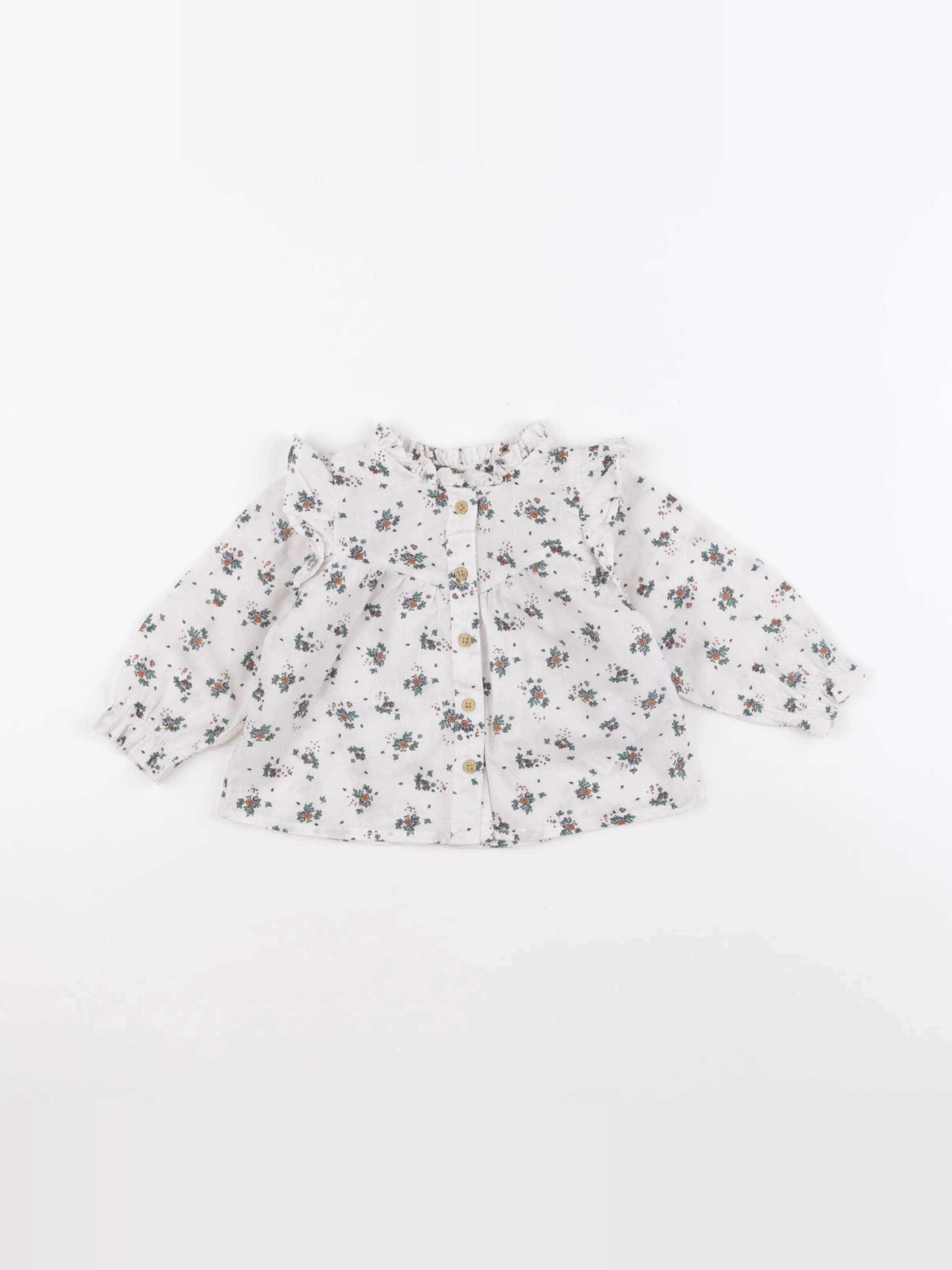 Vertbaudet - blouse beige - 6 mois